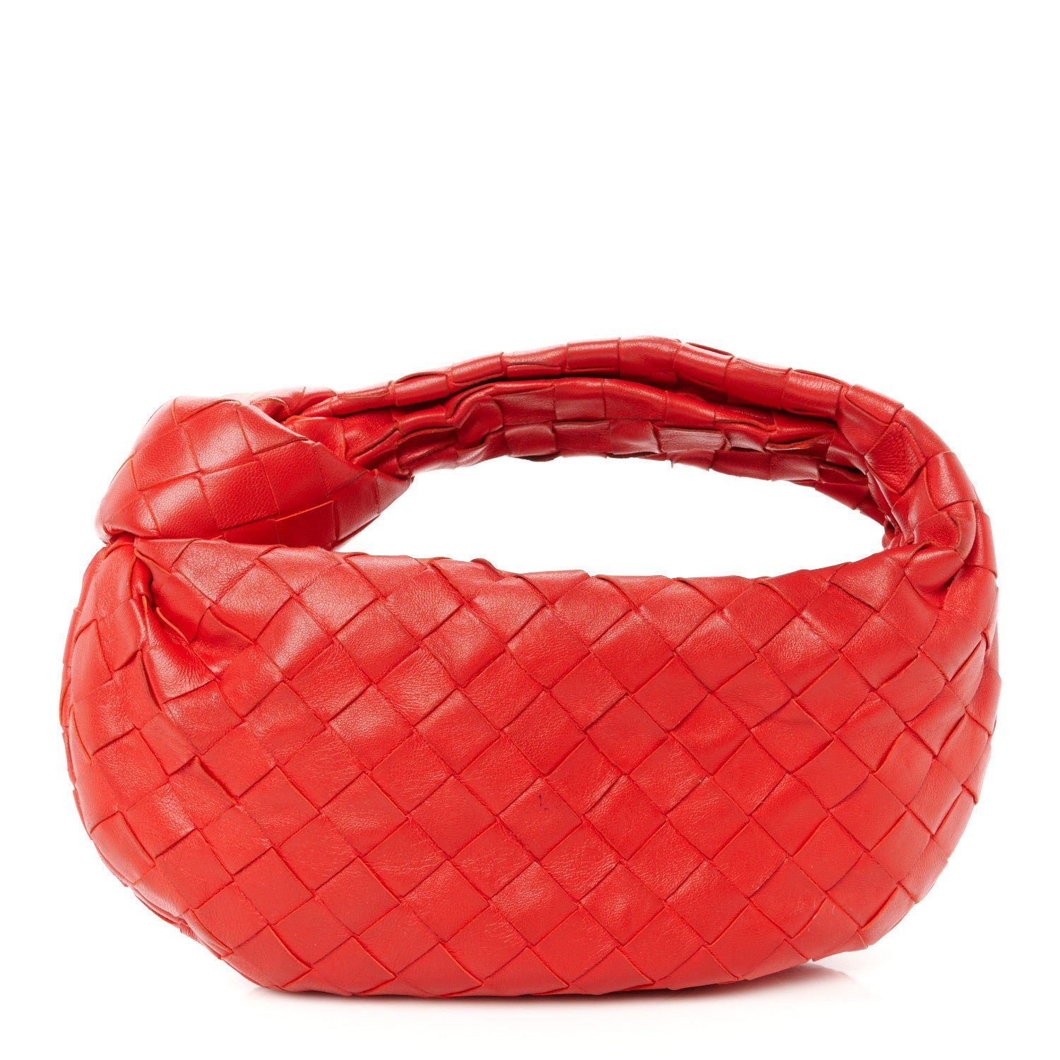 Bottega Veneta Nappa Intrecciato Mini Jodie Red
