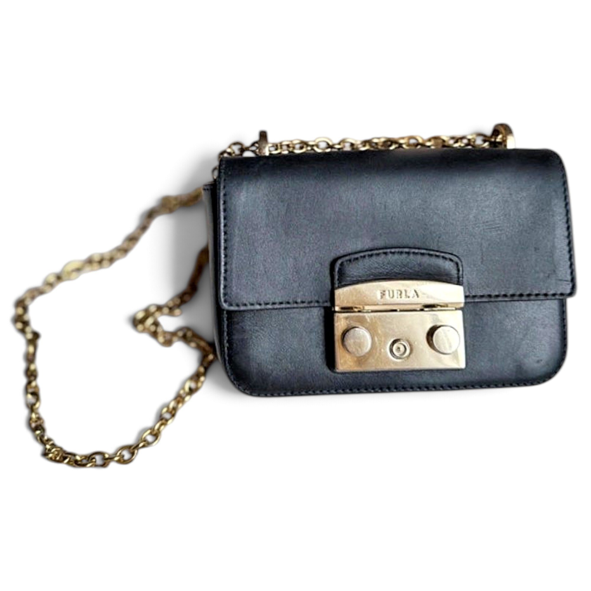 Metropolis leather mini bag