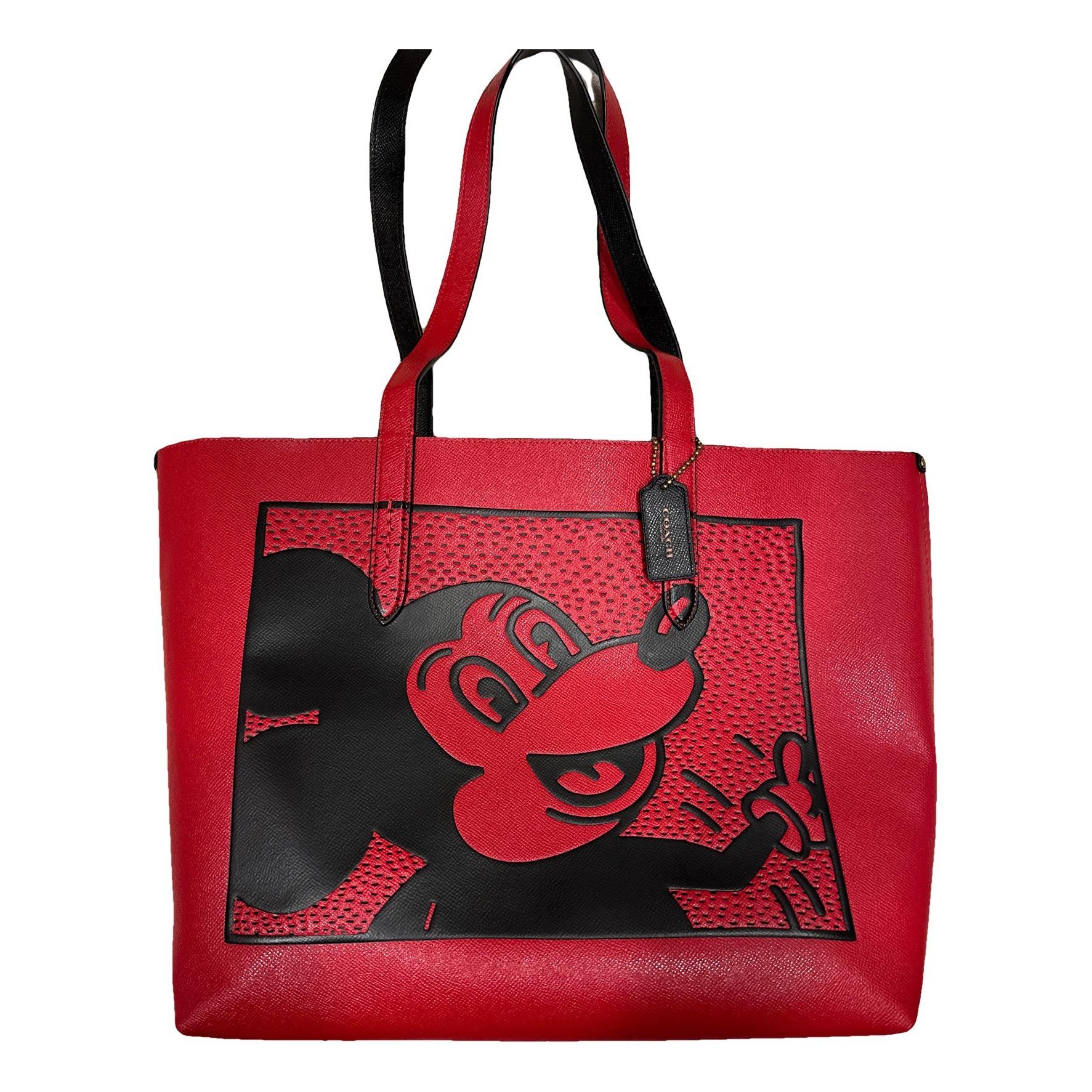 Leather tote