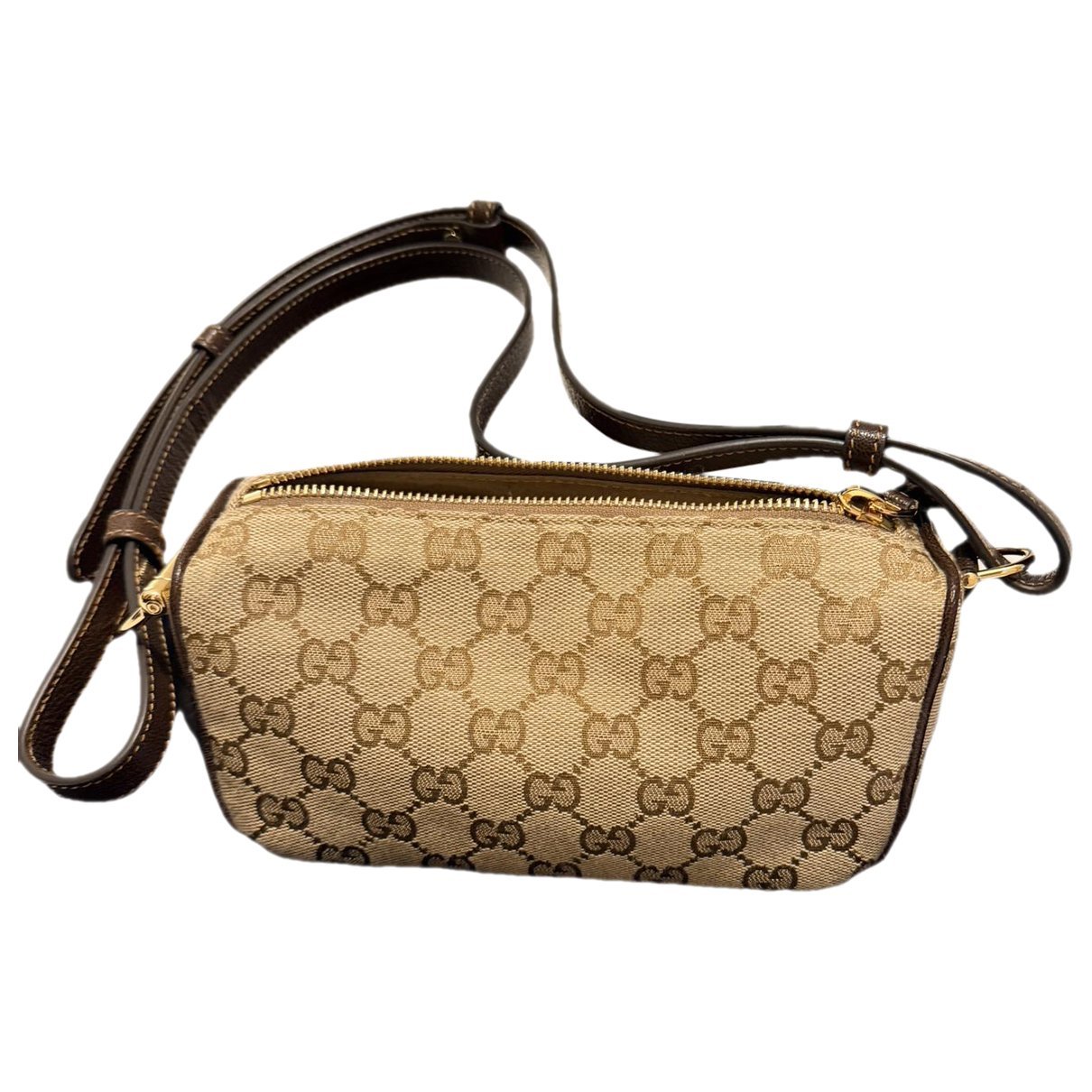 Half Horsebit cloth handbag