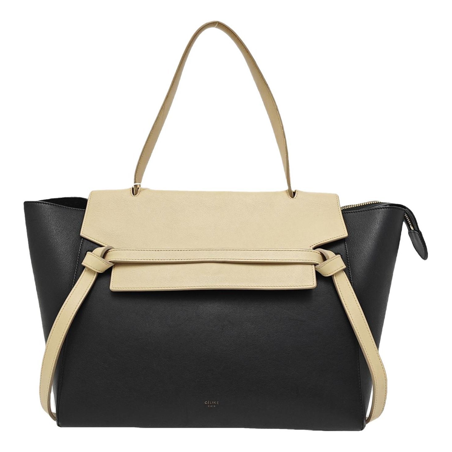 Belt leather handbag