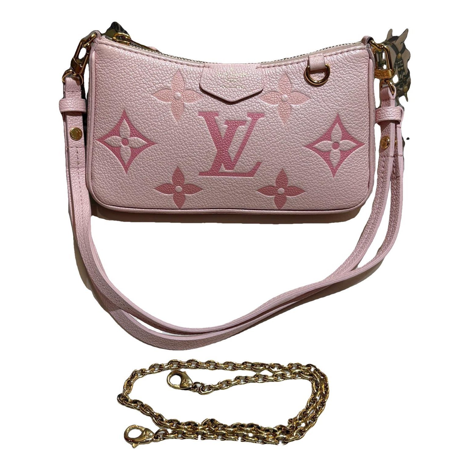 Easy Pouch On Strap leather handbag