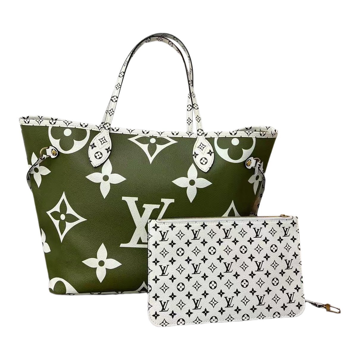 Neverfull leather handbag