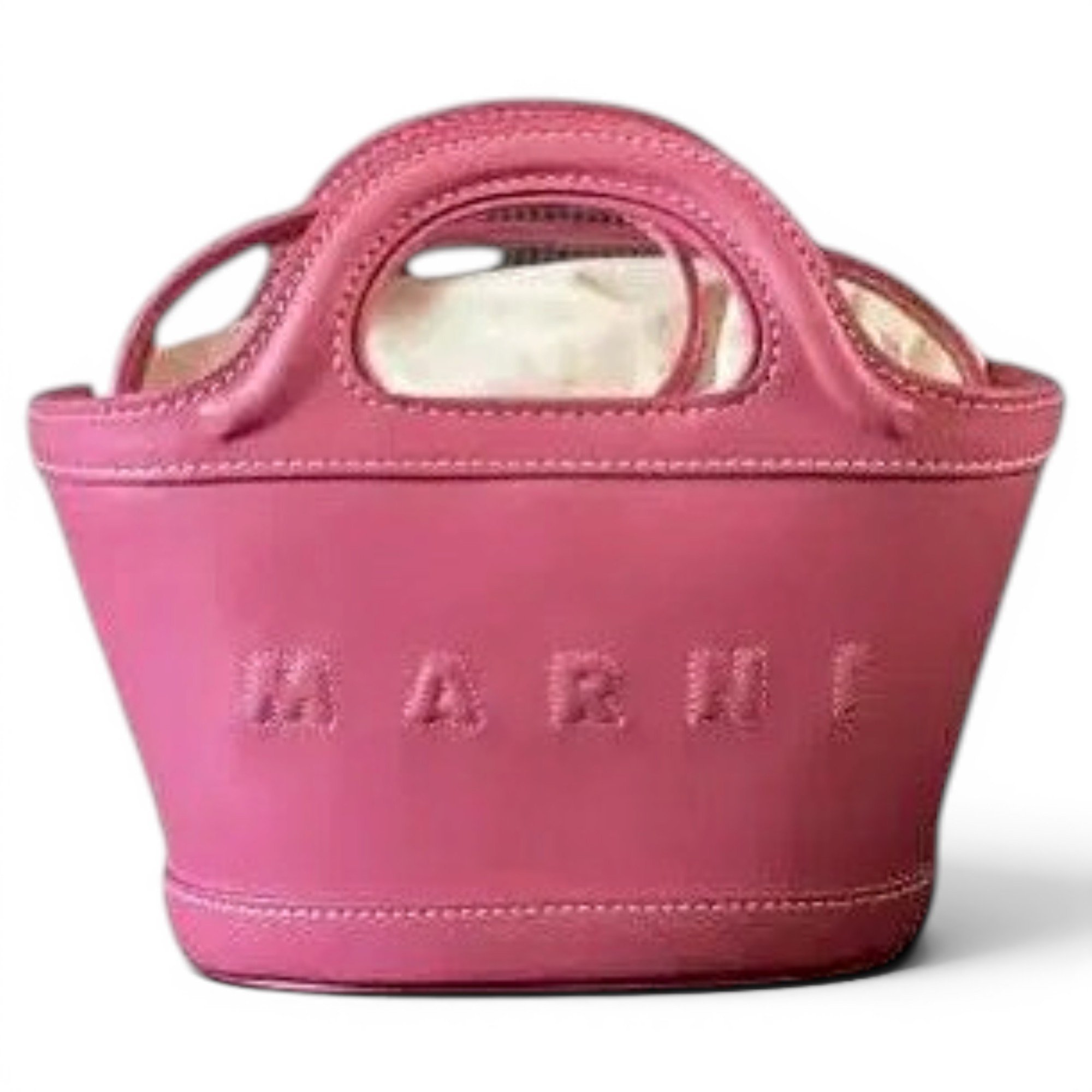 Tropicalia leather handbag