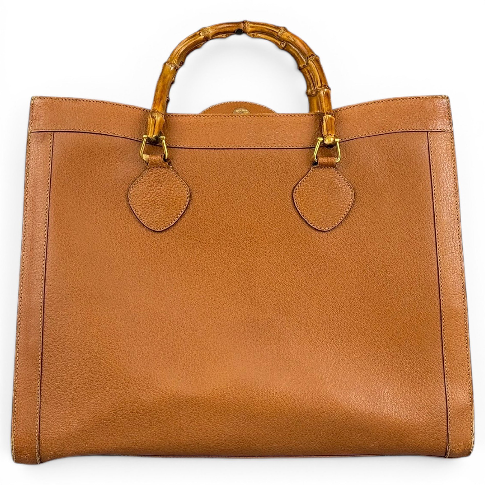 Diana Bamboo leather tote