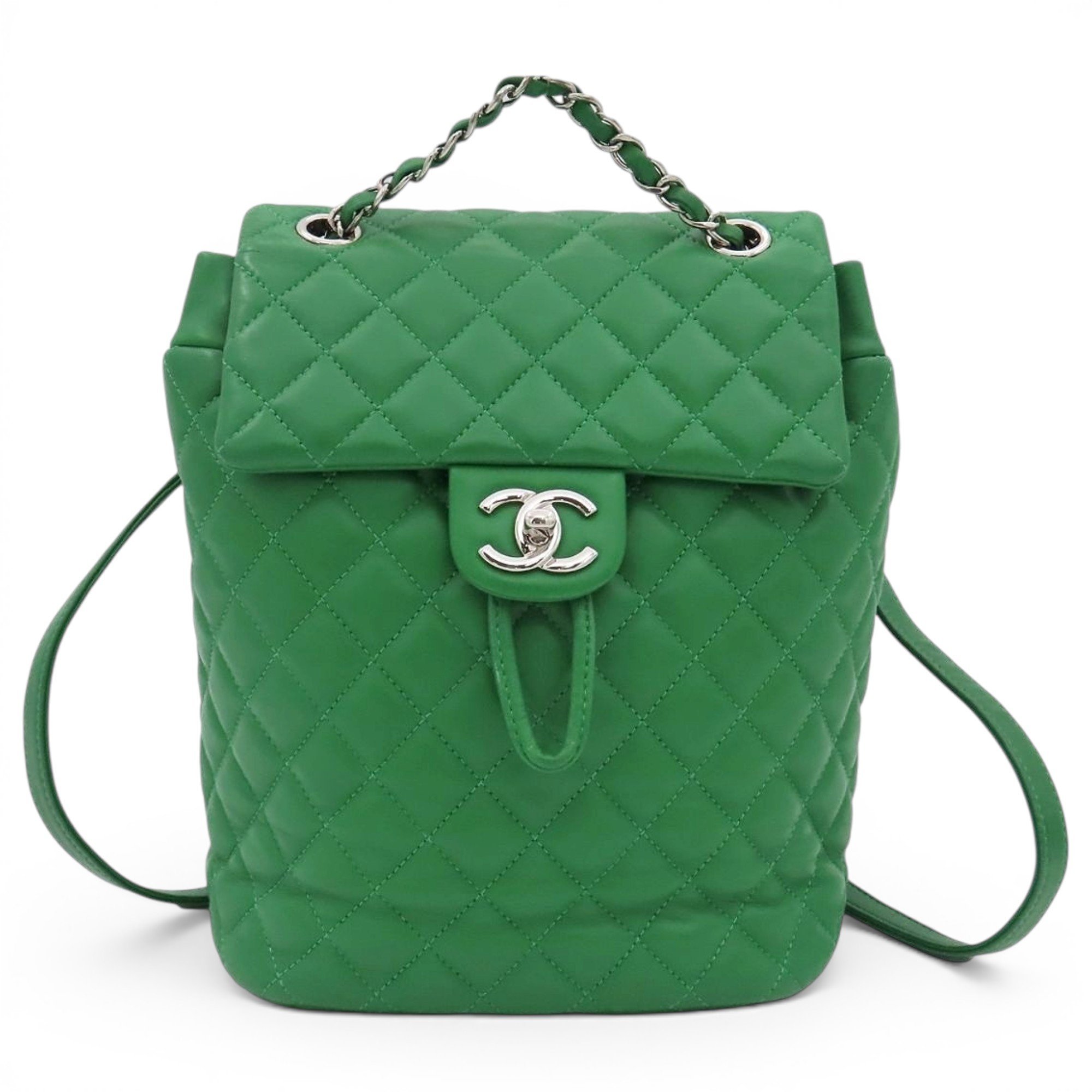 Leather backpack