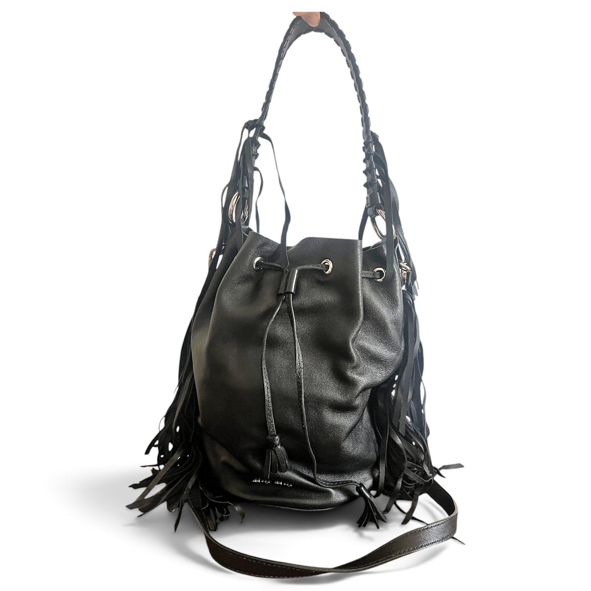 Leather handbag