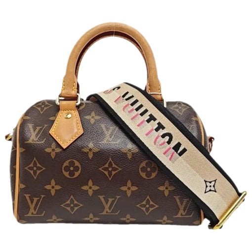 Nano Speedy / Mini HL leather handbag