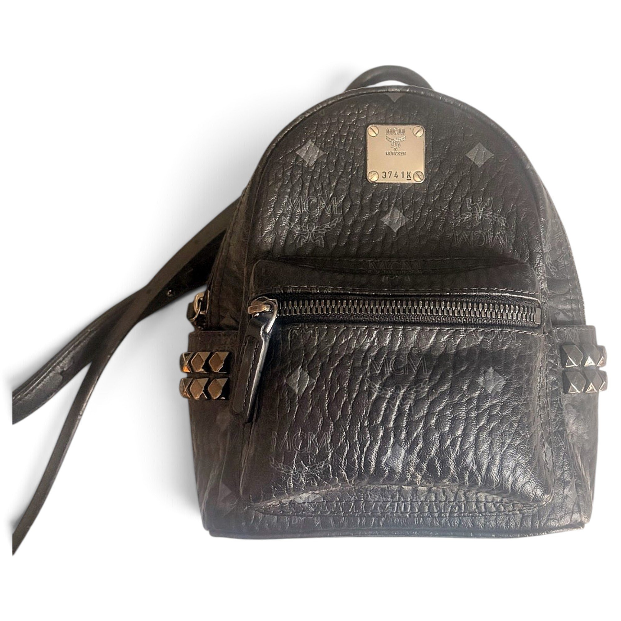Stark leather backpack
