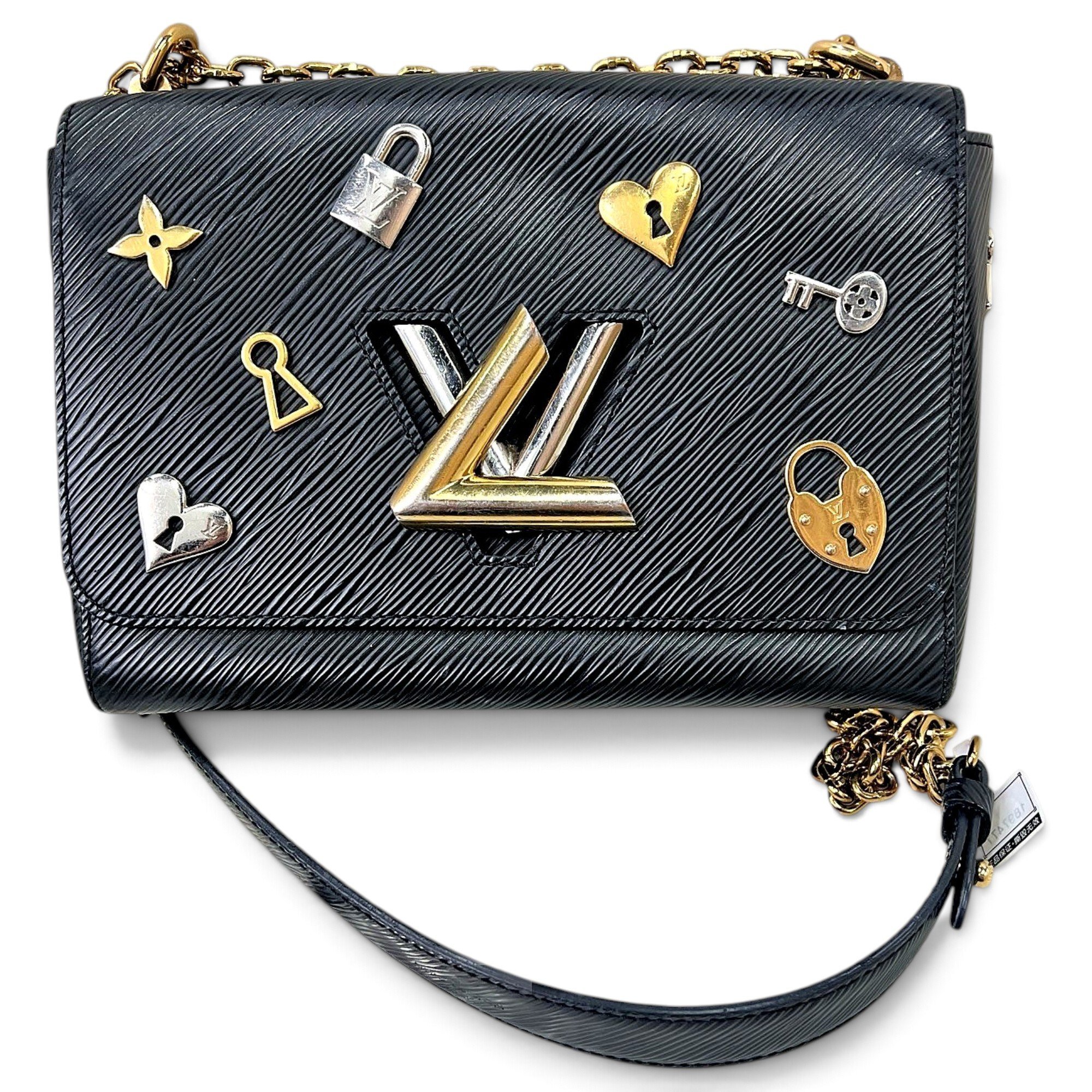 Twist leather crossbody bag