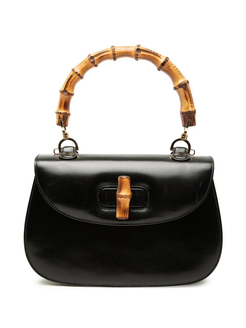 20th Century Calfskin Bamboo Night satchel