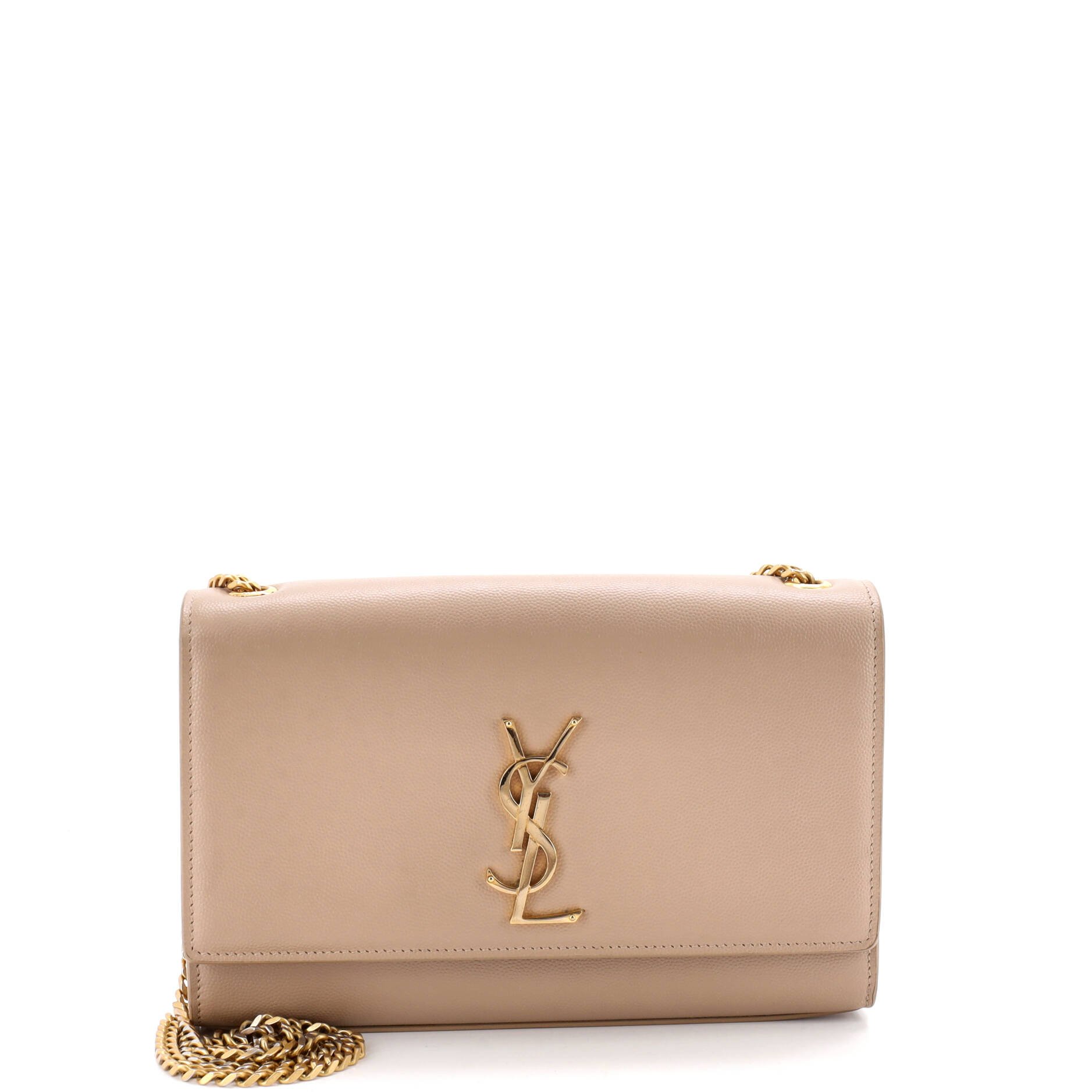 Classic Monogram Crossbody Bag Grainy Leather Medium