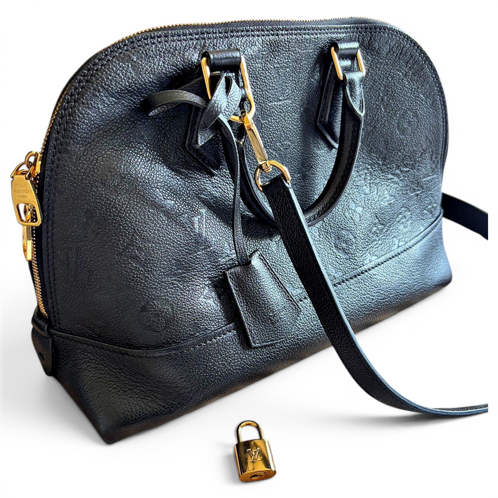 Alma leather handbag