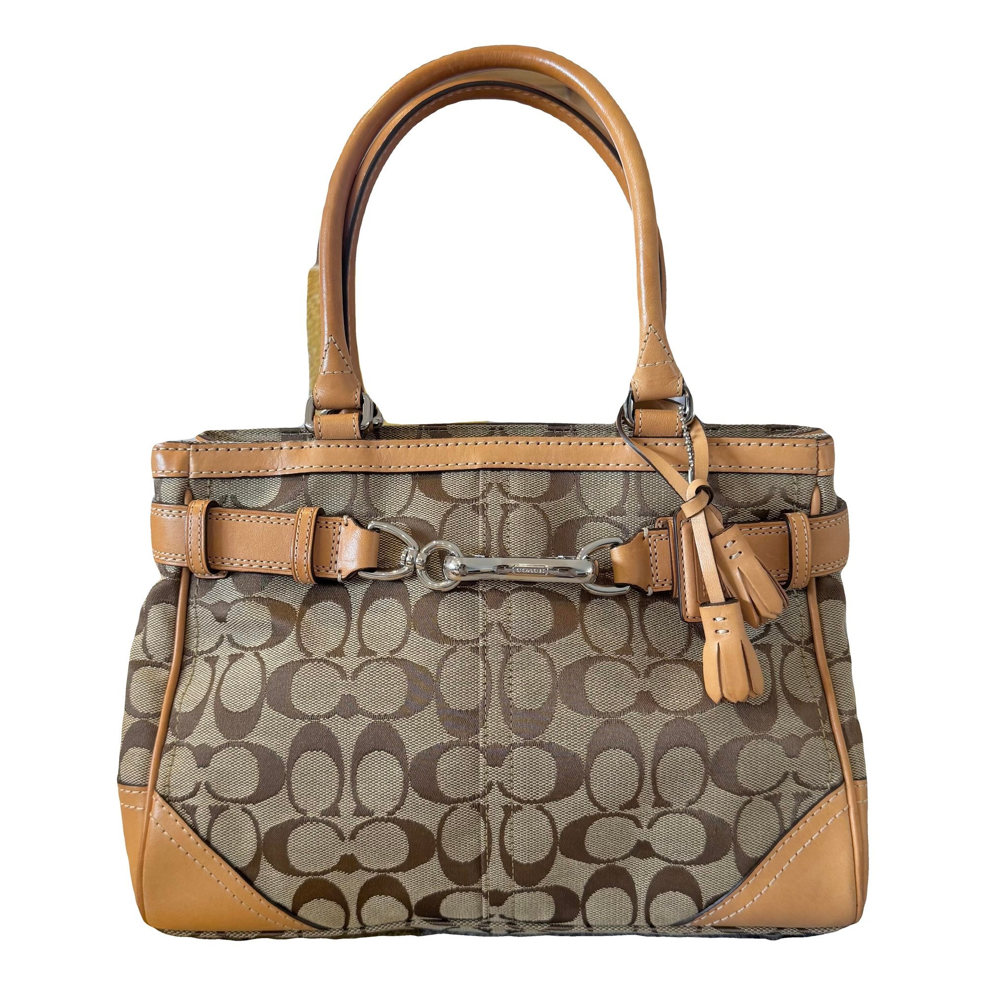 Signature Sufflette leather handbag