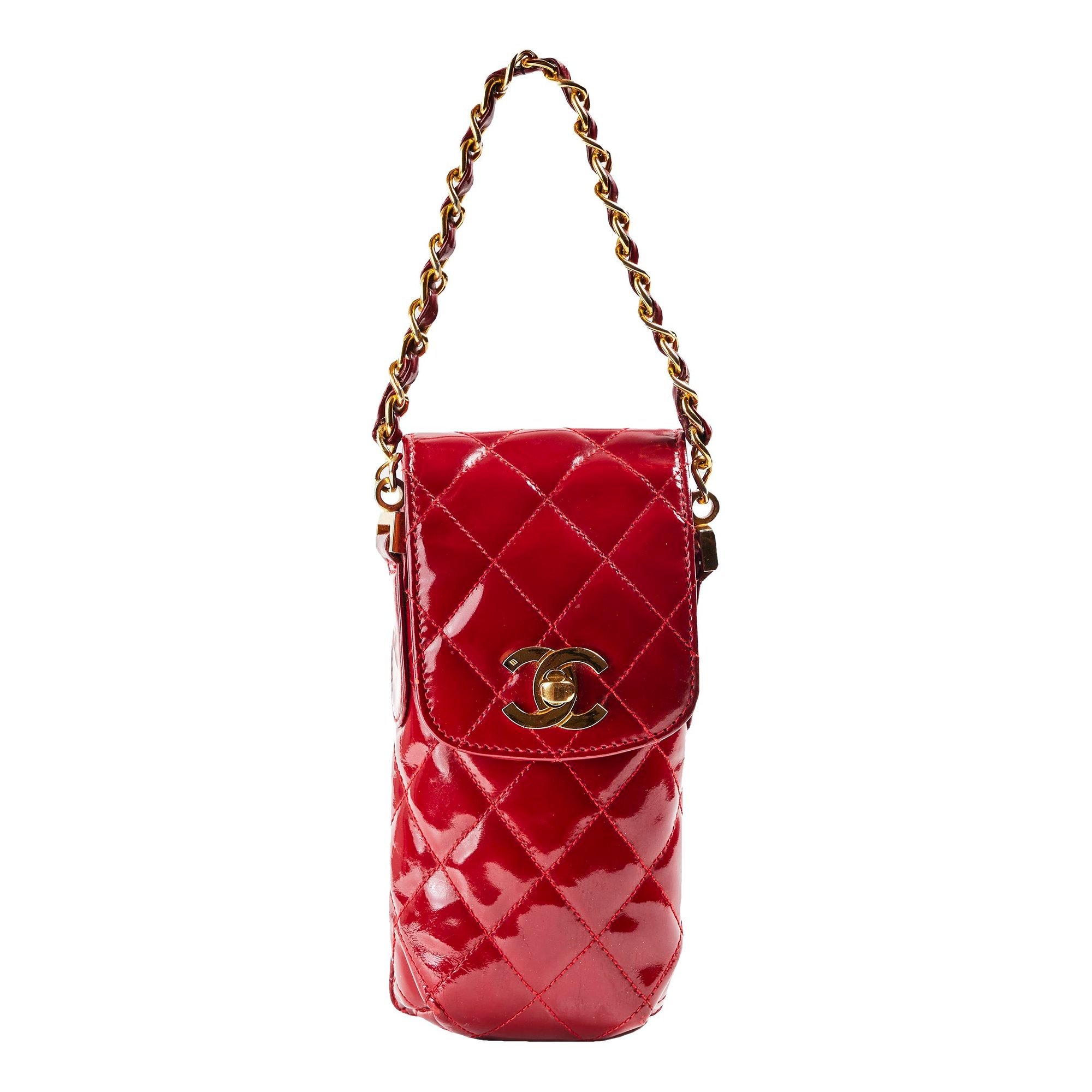 Wallet On Chain Timeless/Classique patent leather mini bag