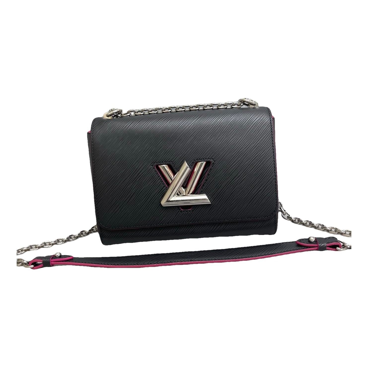 Twist leather handbag