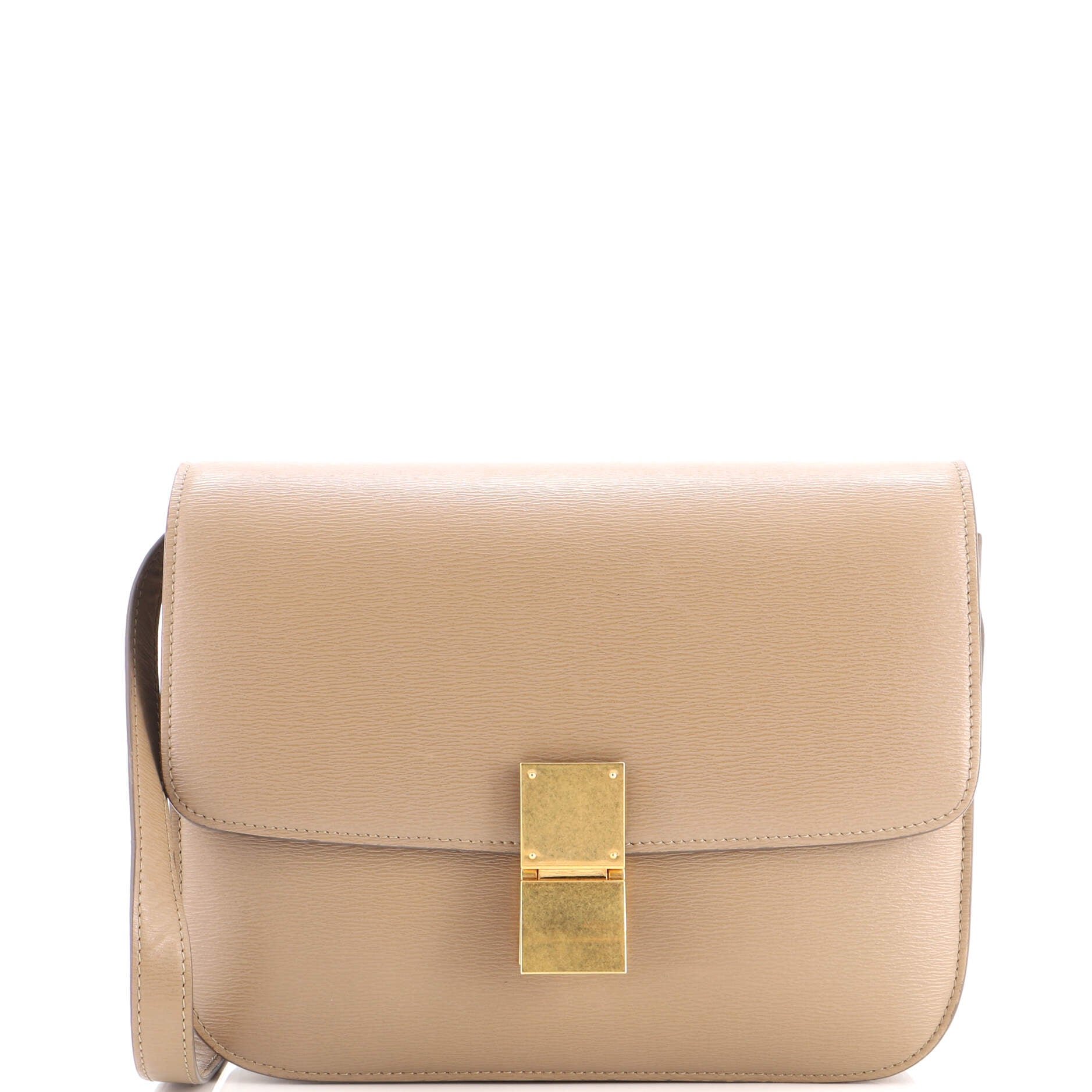 Classic Box Bag Grainy Leather Medium