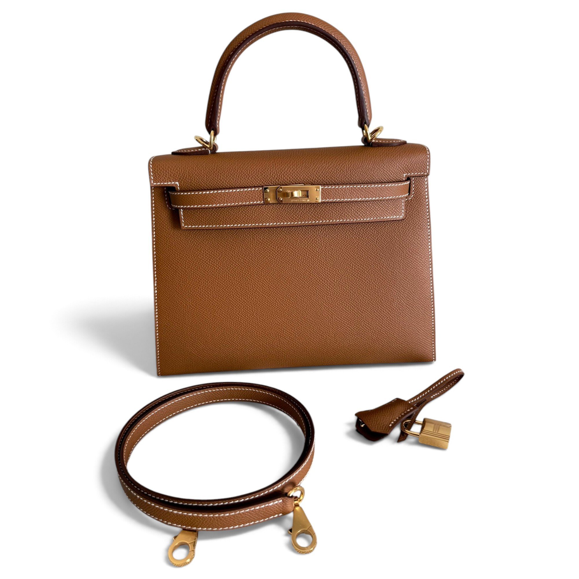 Kelly 25 leather handbag