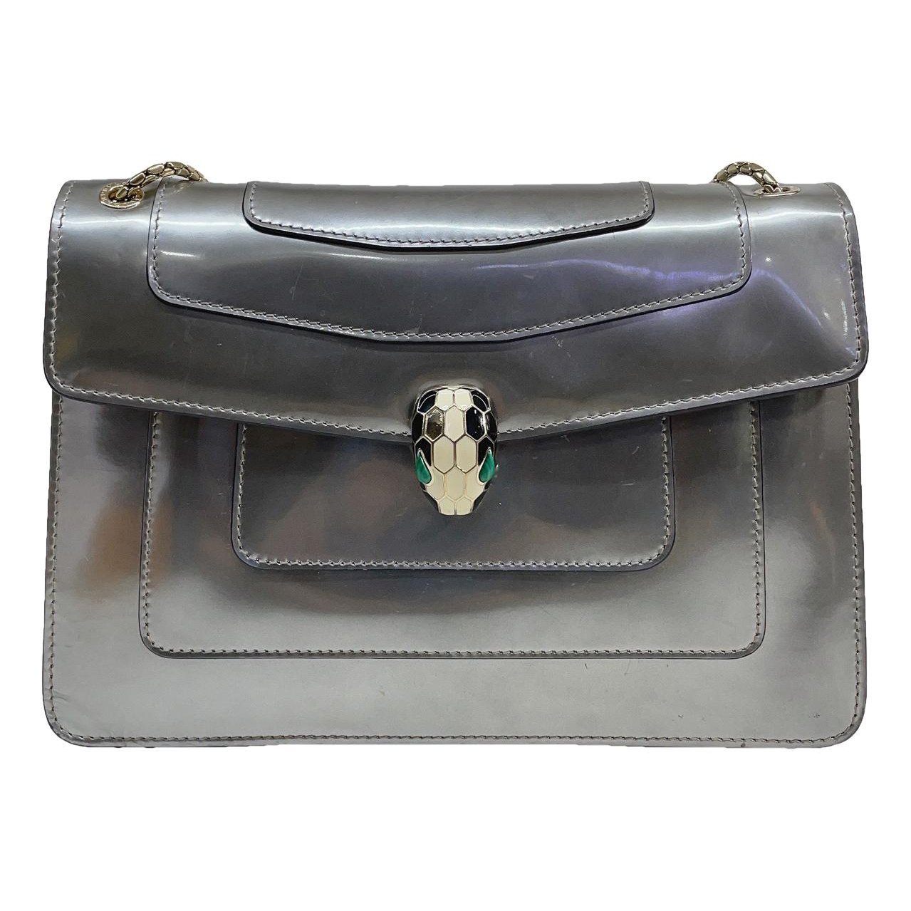 Serpenti leather crossbody bag
