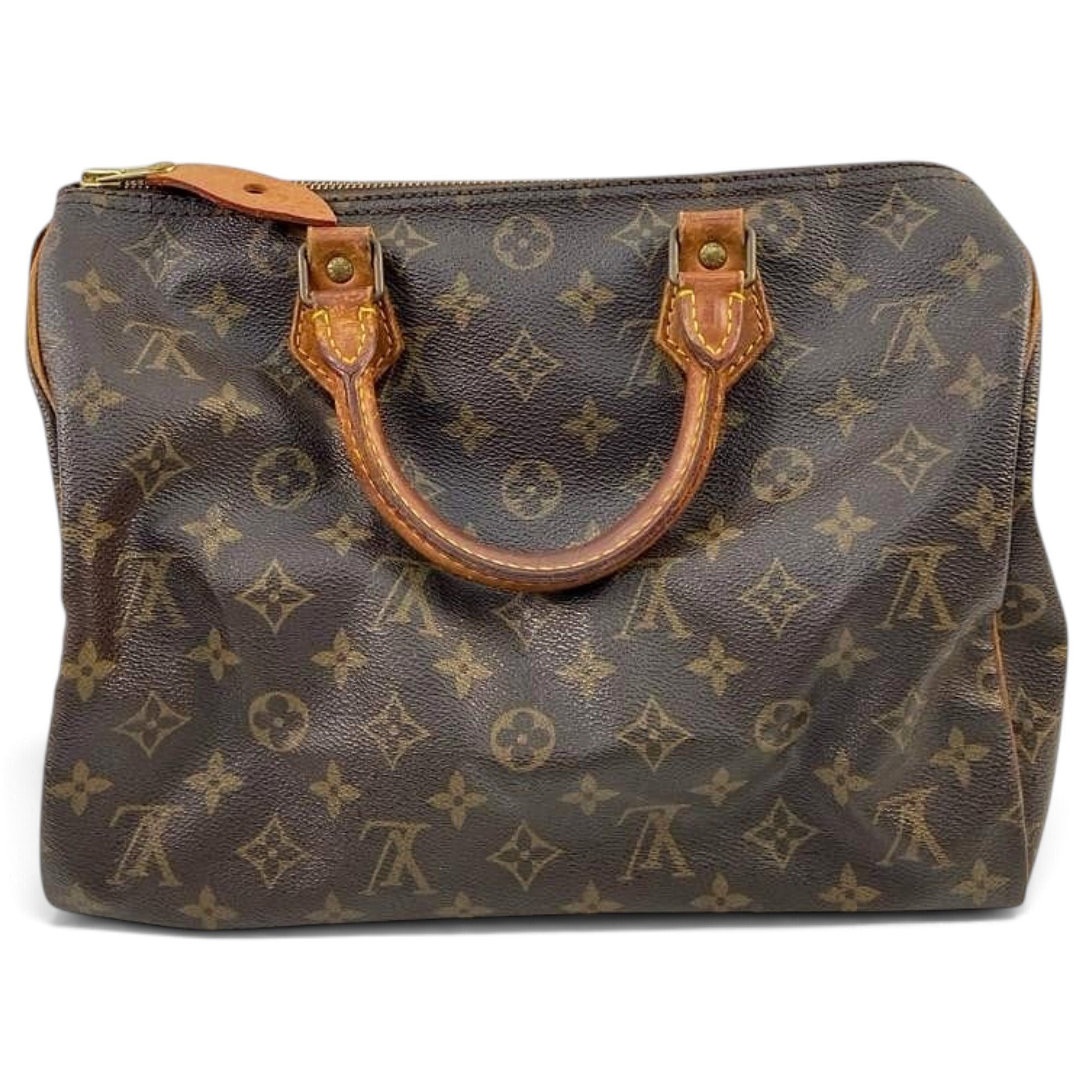 Speedy leather handbag