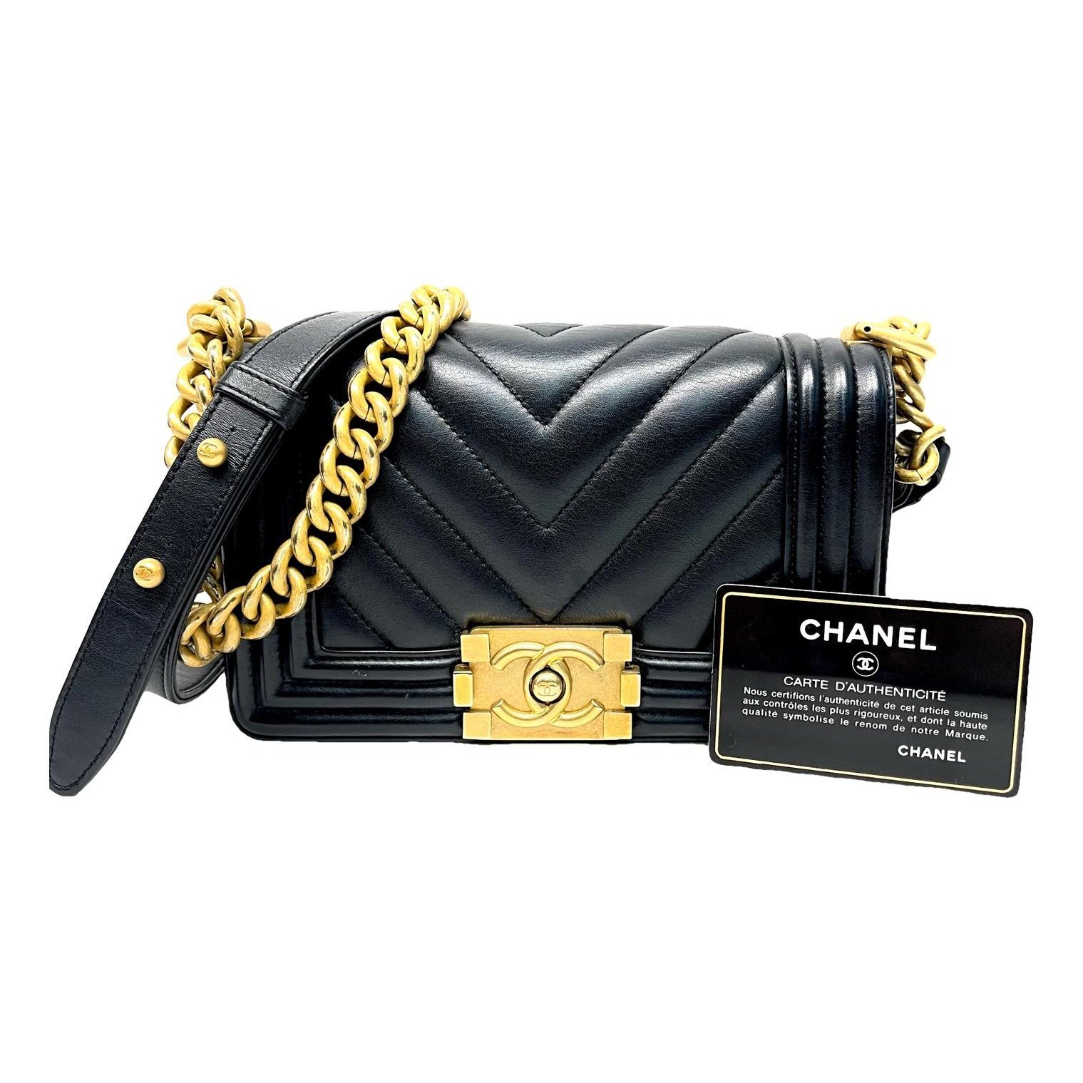 Boy leather crossbody bag