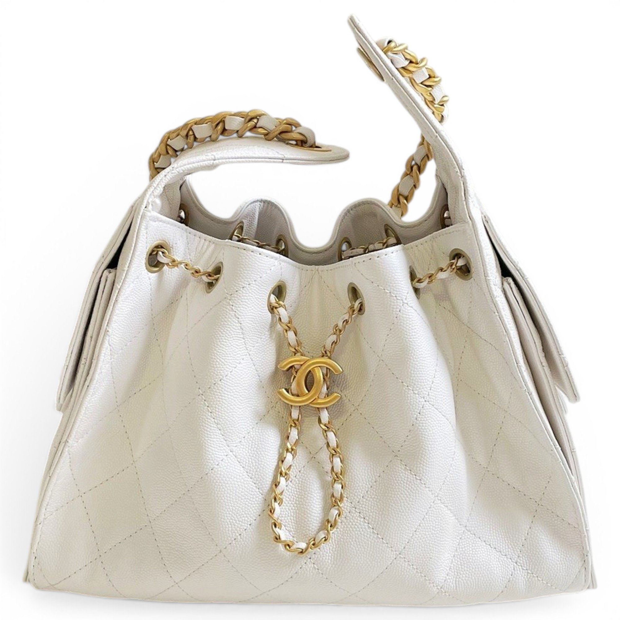 Leather handbag