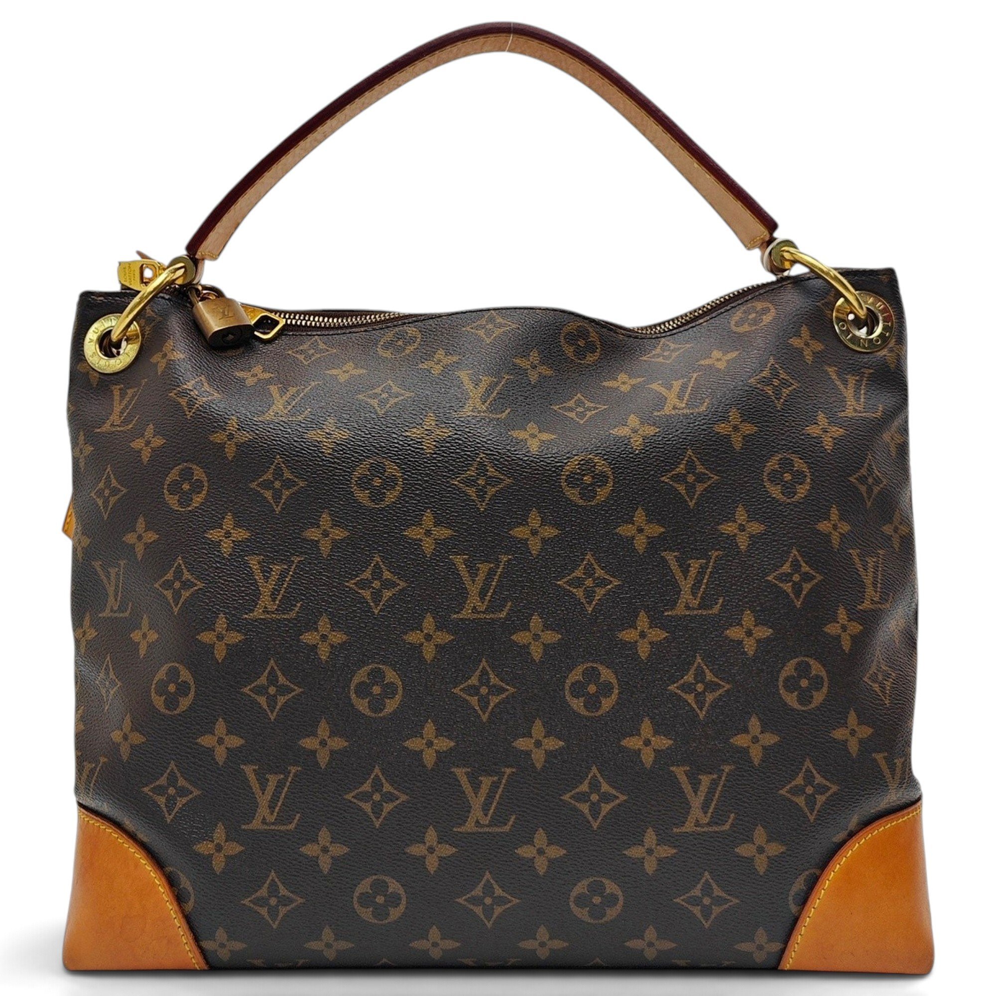 Berri leather handbag