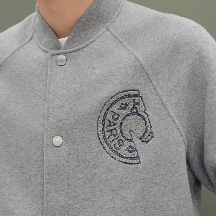 Gris C.d.s. Varsity Jacket