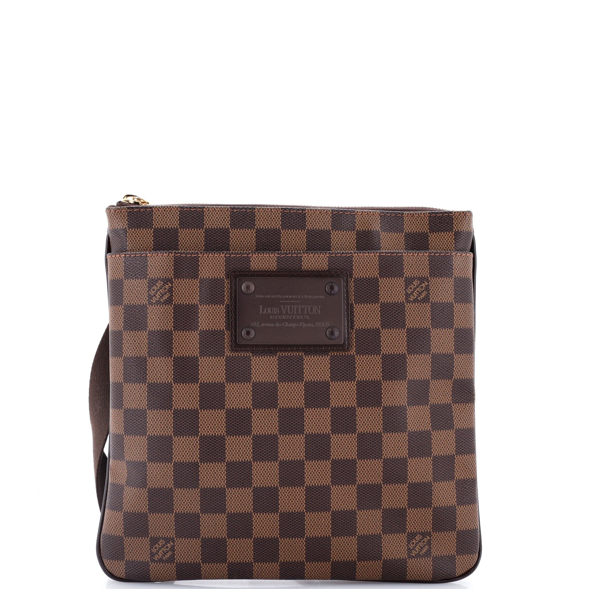 Brooklyn Pochette Plate Damier