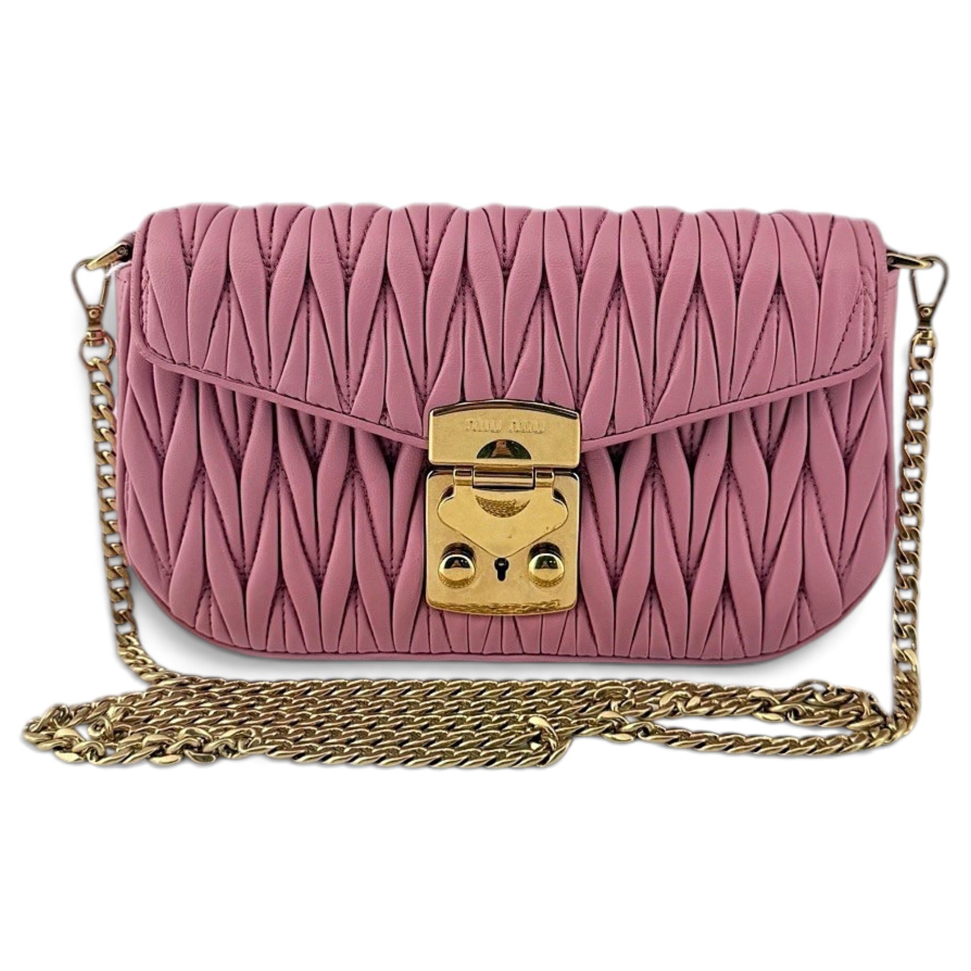 Miu Confidential leather handbag