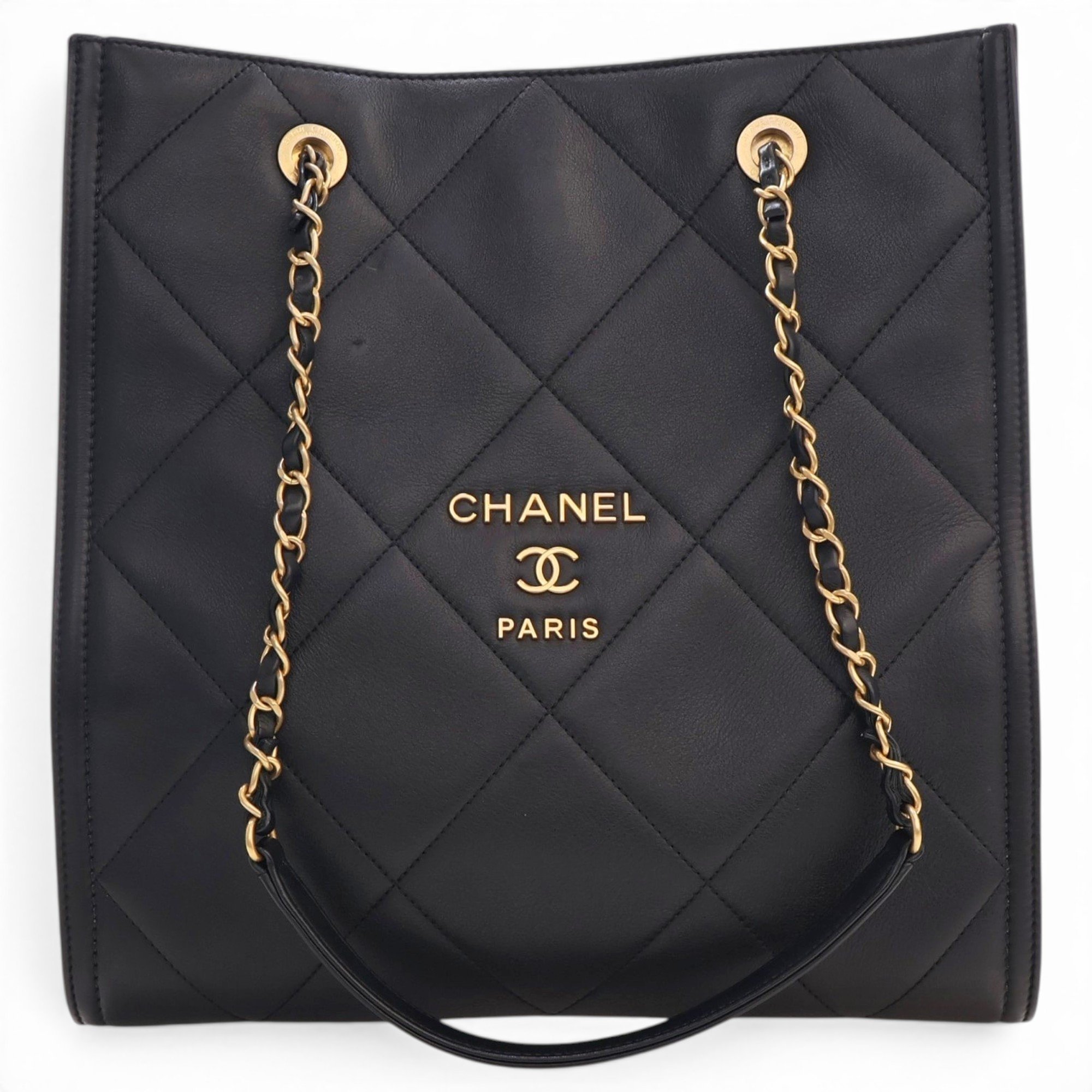 Leather tote