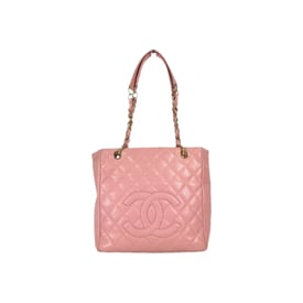 Chanel Petite Shopping Tote leather handbag