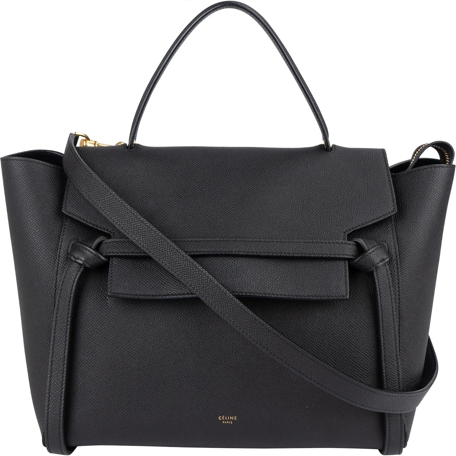 Belt leather handbag