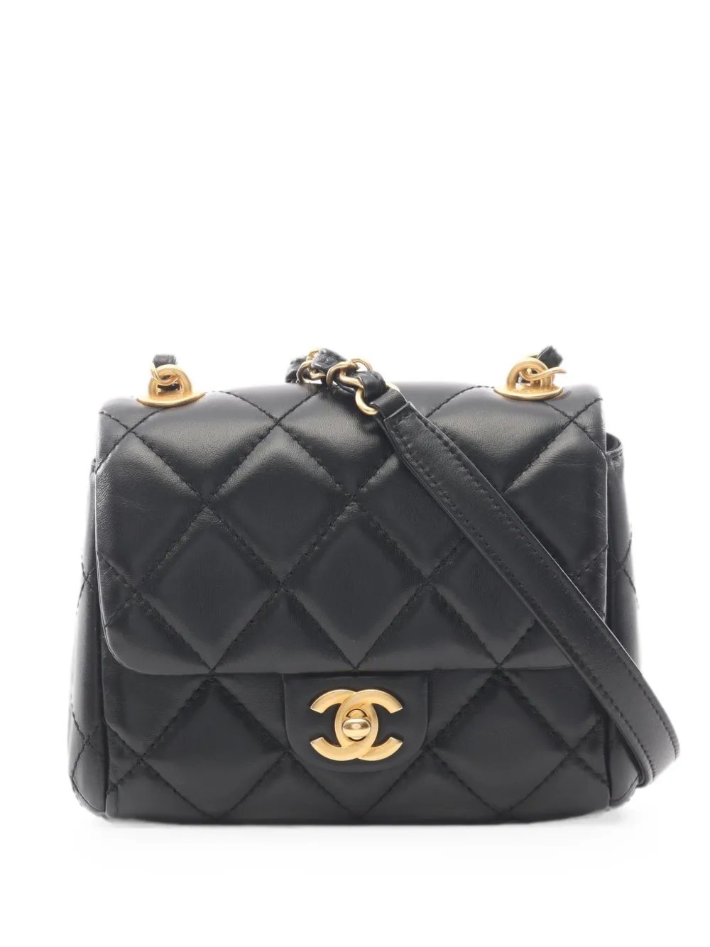 small Matelassé flap shoulder bag