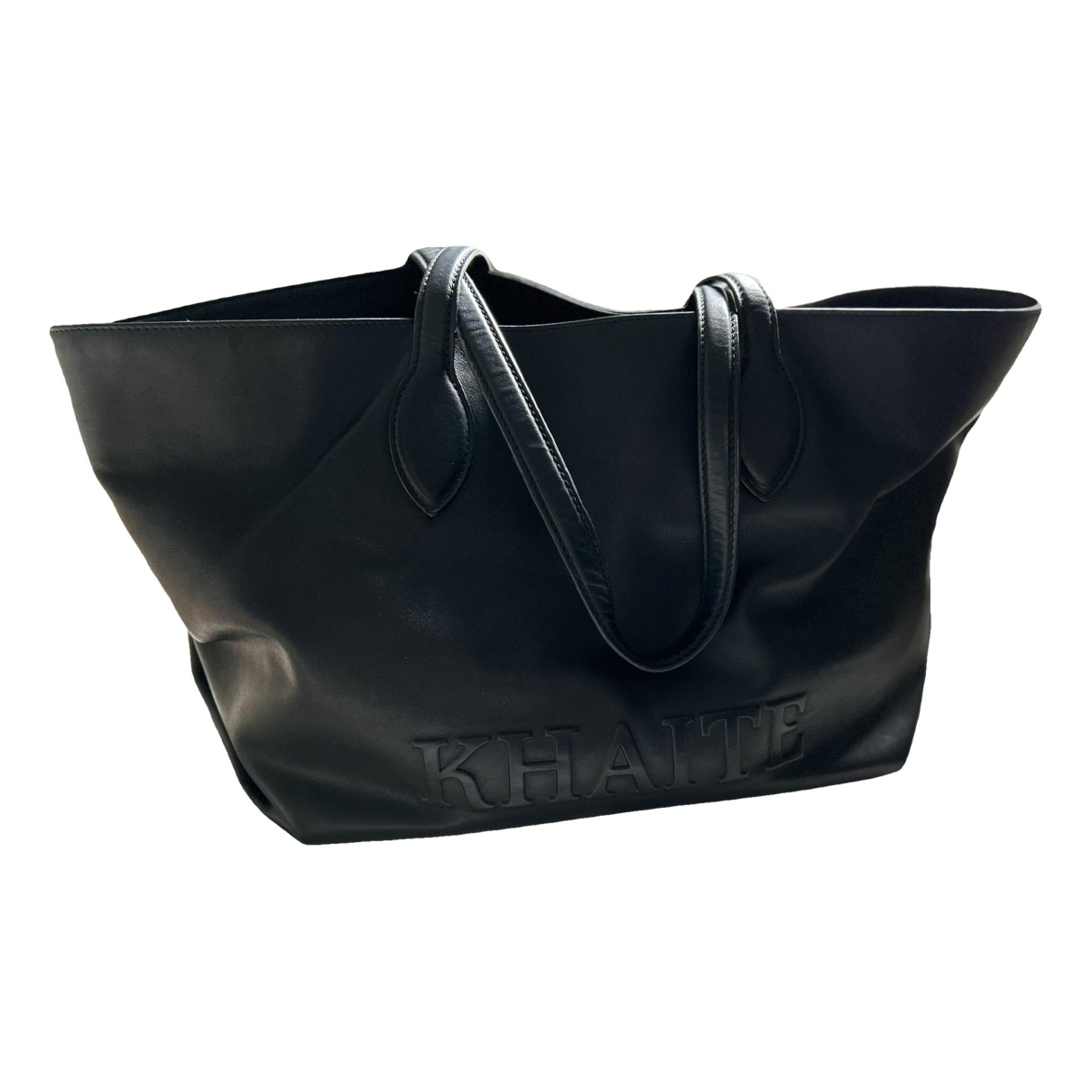 Khaite Leather travel bag