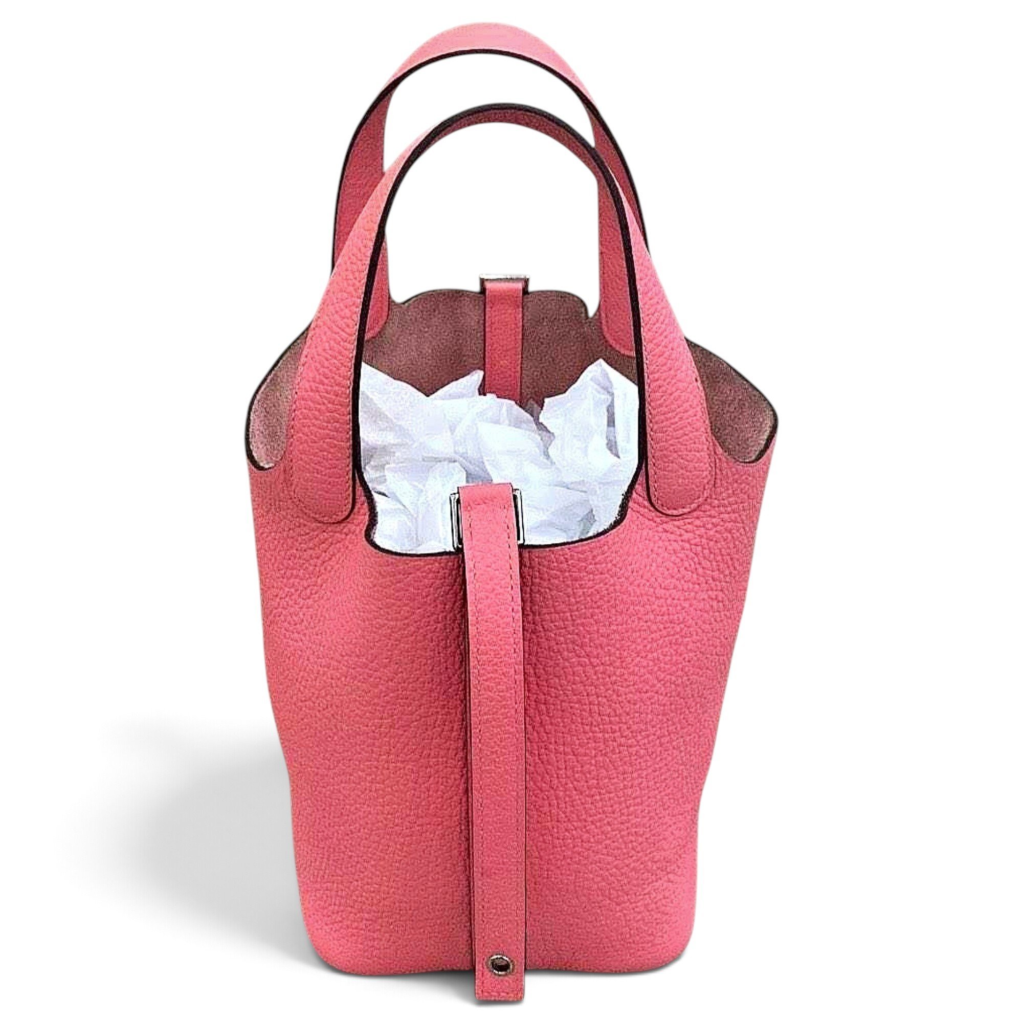 Picotin leather handbag