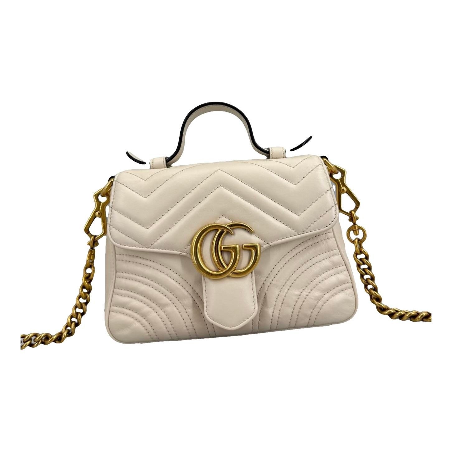 GG Marmont Flap leather handbag