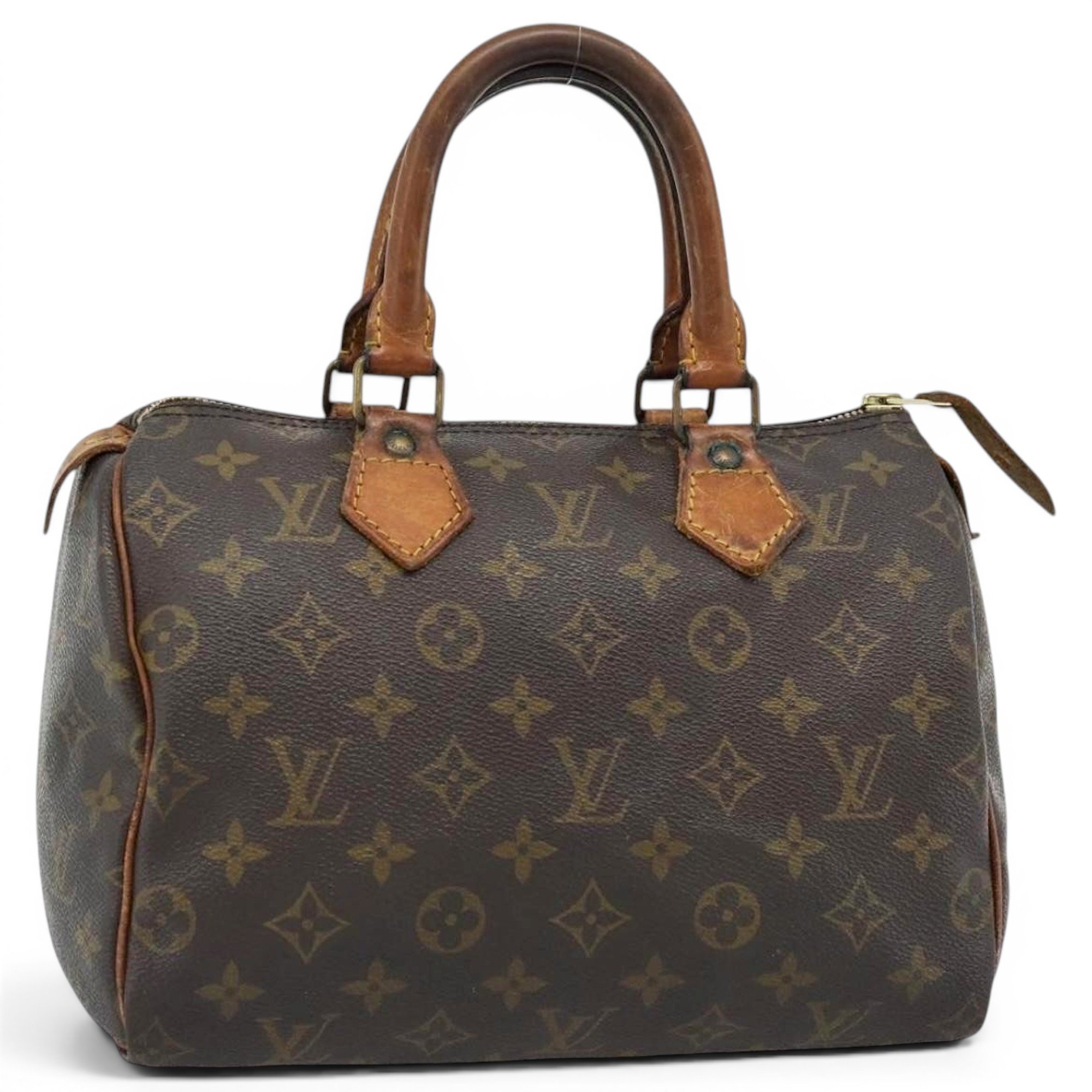 Speedy leather bowling bag
