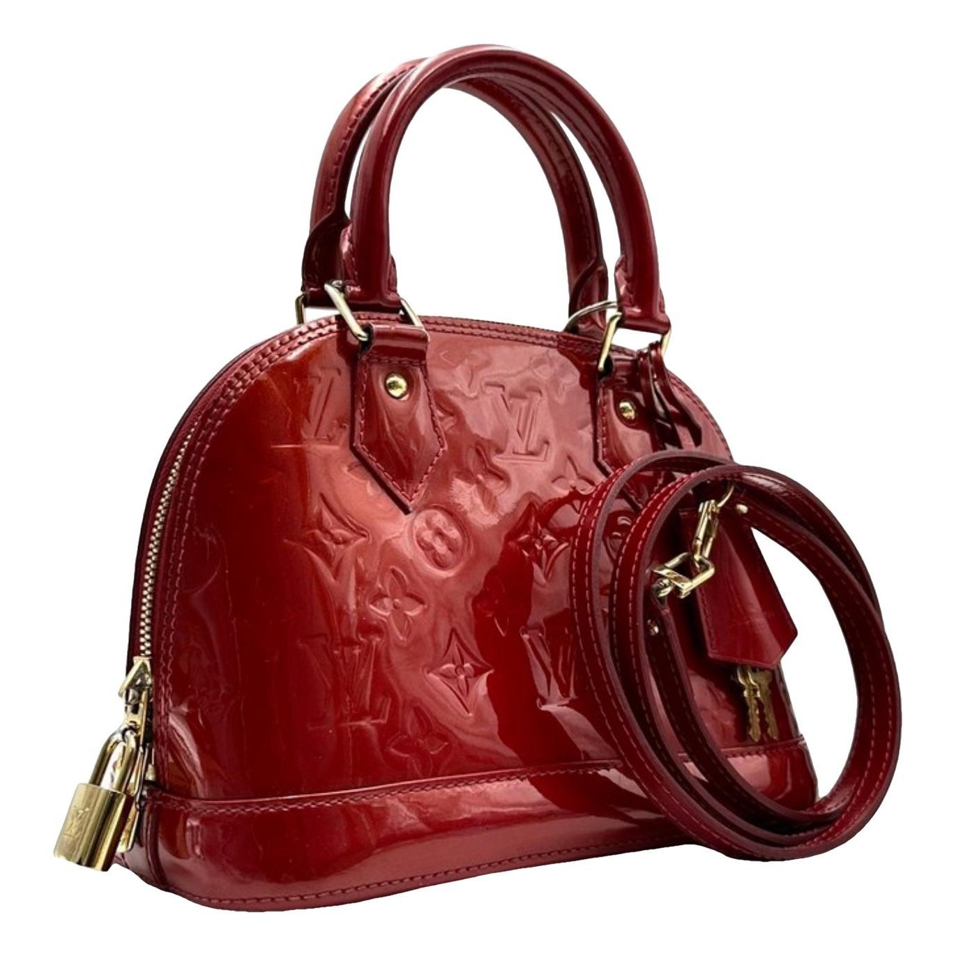 Alma patent leather handbag