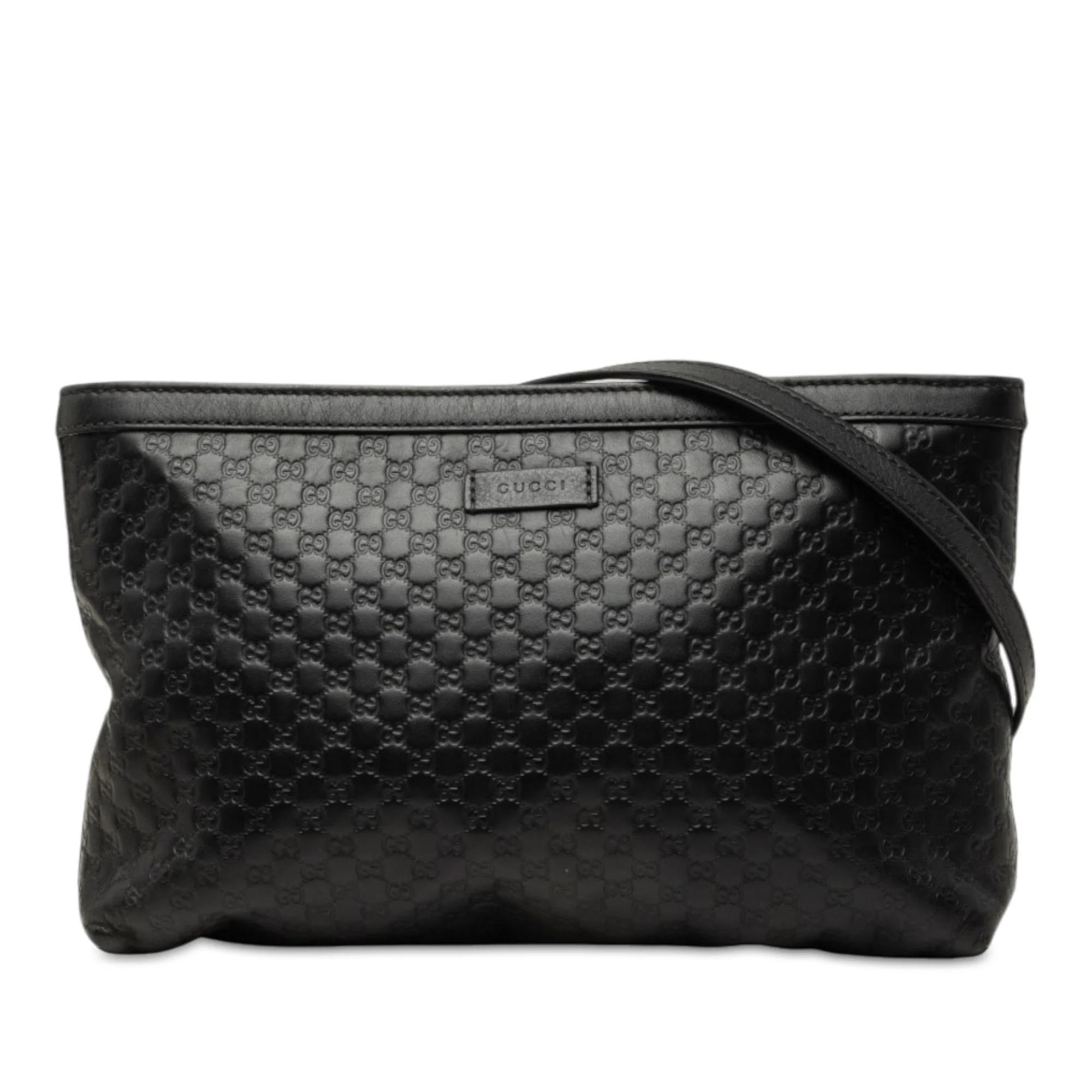 Gucci B leather crossbody bag