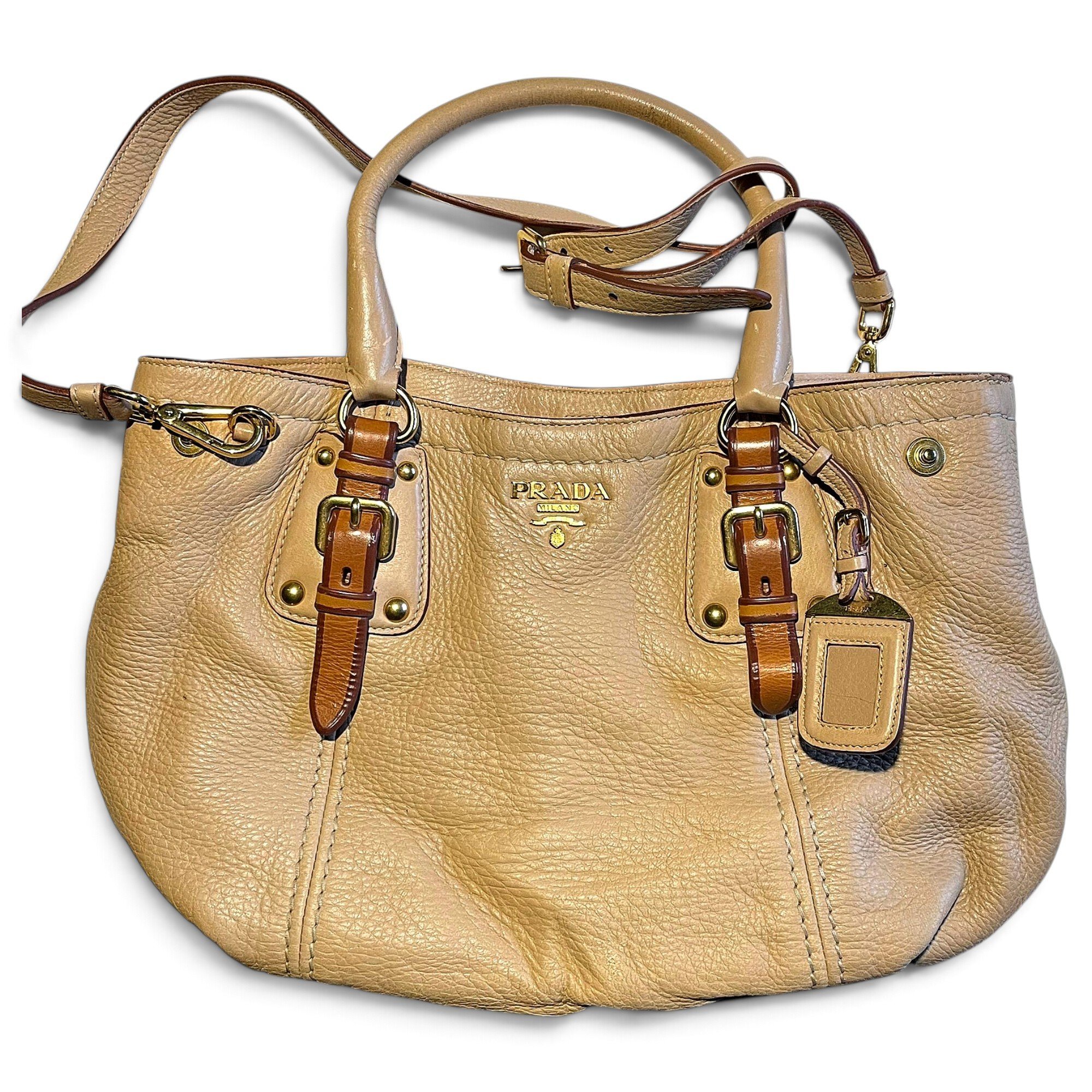 Leather handbag