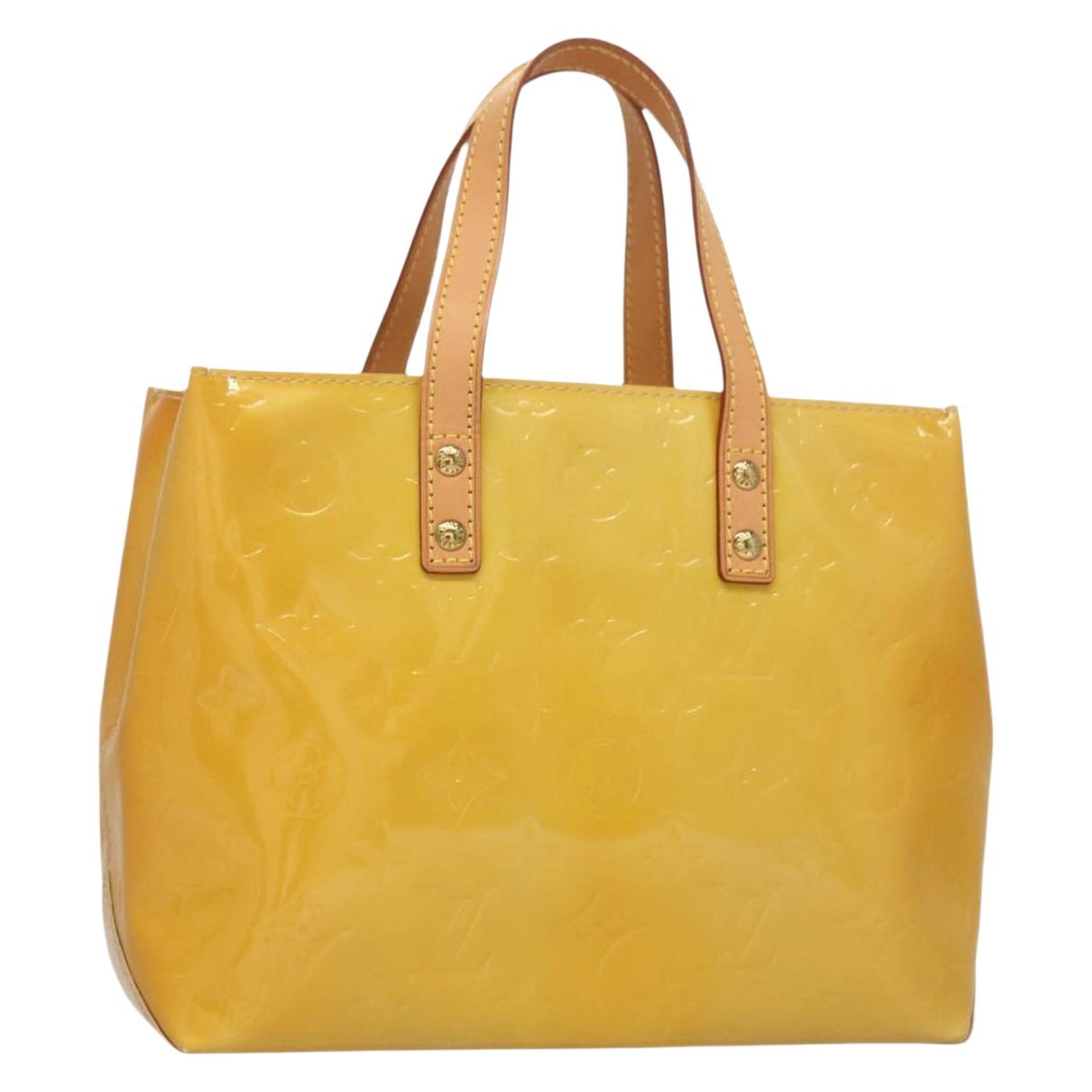 Reade patent leather handbag