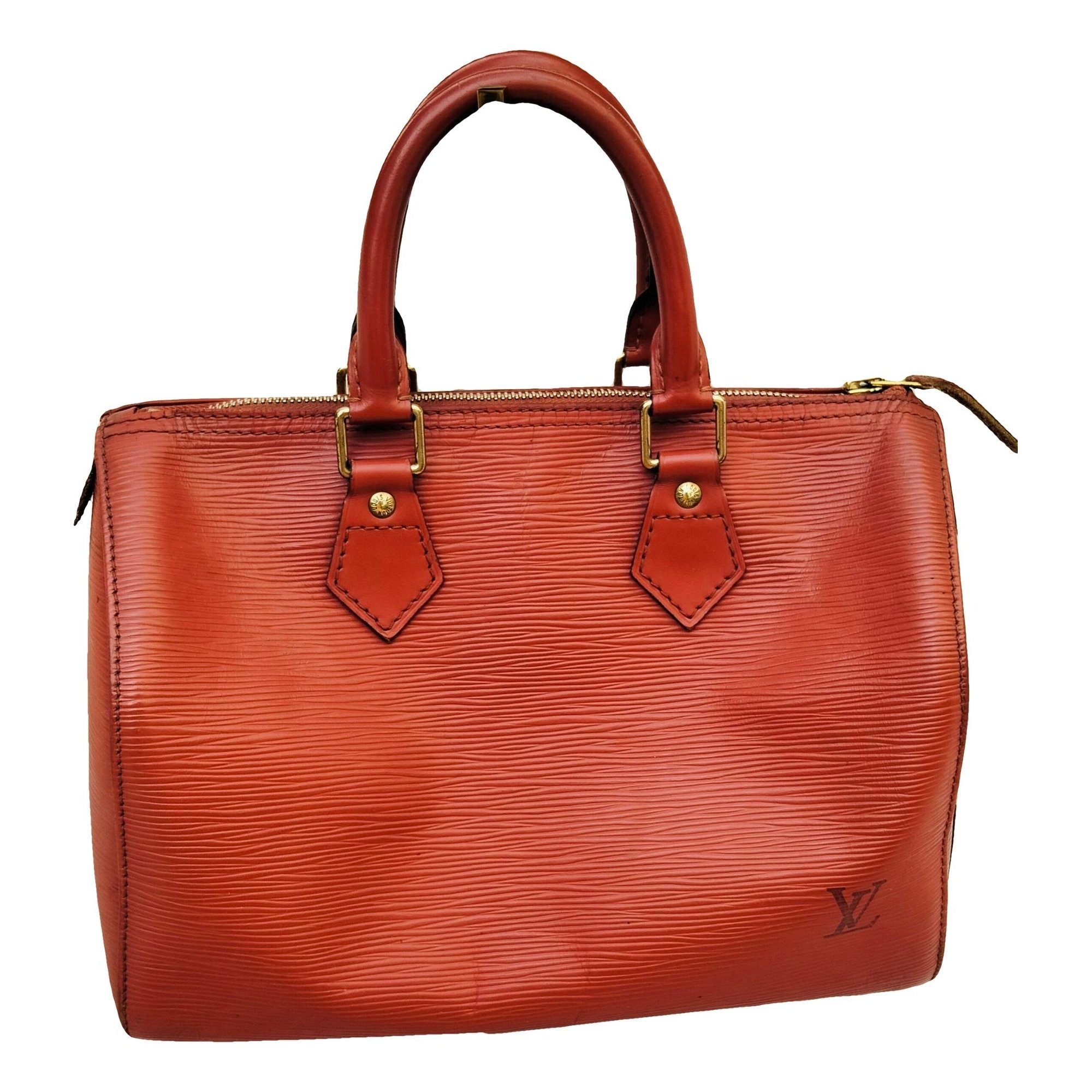 Speedy leather handbag