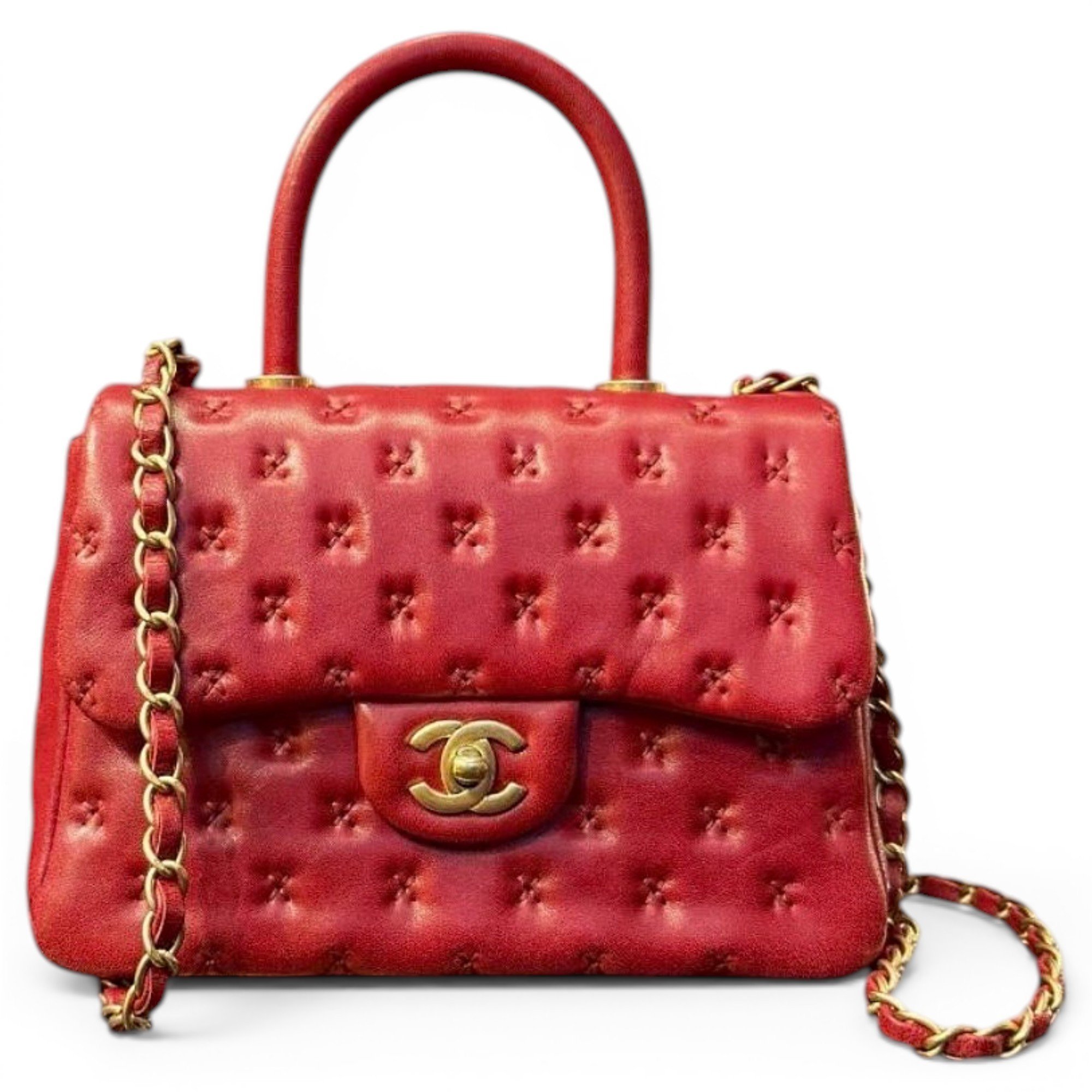 Coco Handle leather handbag