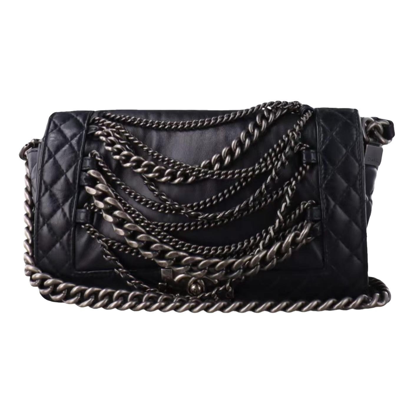 Boy leather crossbody bag