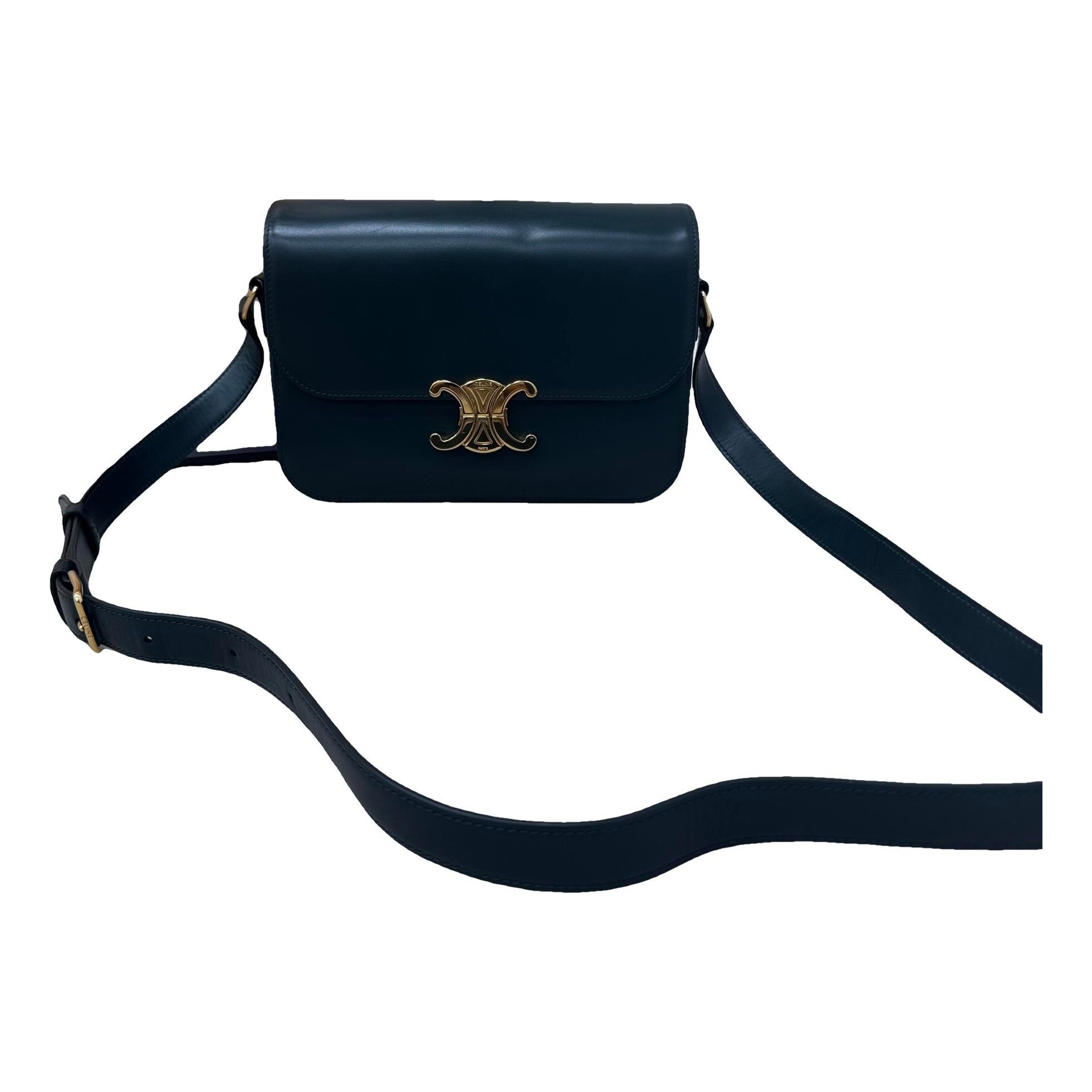 Triomphe leather handbag