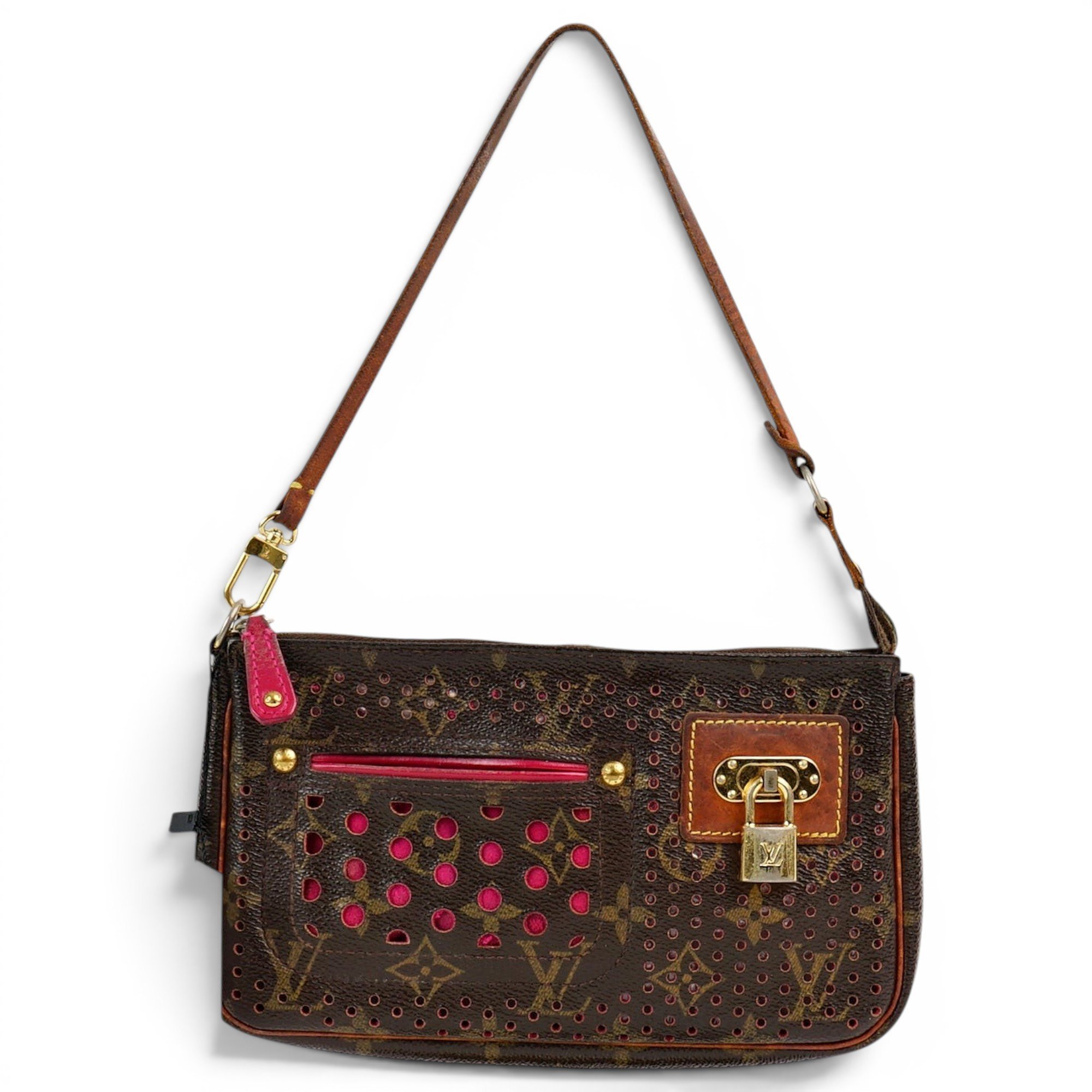 Pochette Accessoire leather handbag