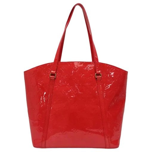 Patent leather handbag
