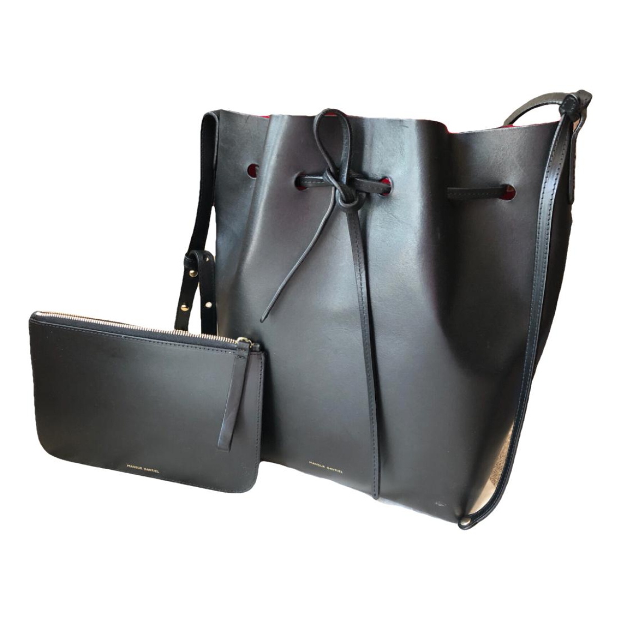 Mansur Gavriel Bucket leather crossbody bag