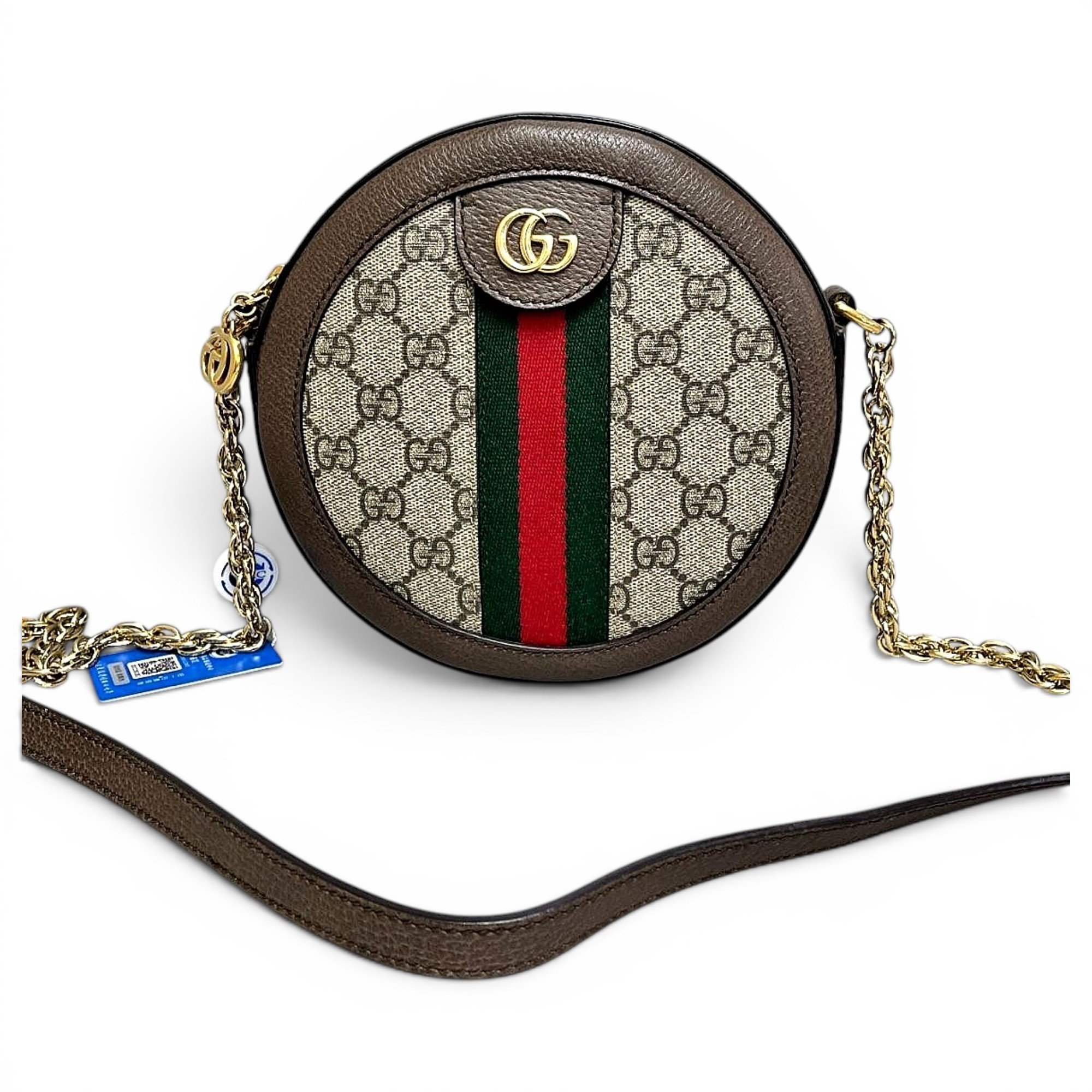 Ophidia leather crossbody bag
